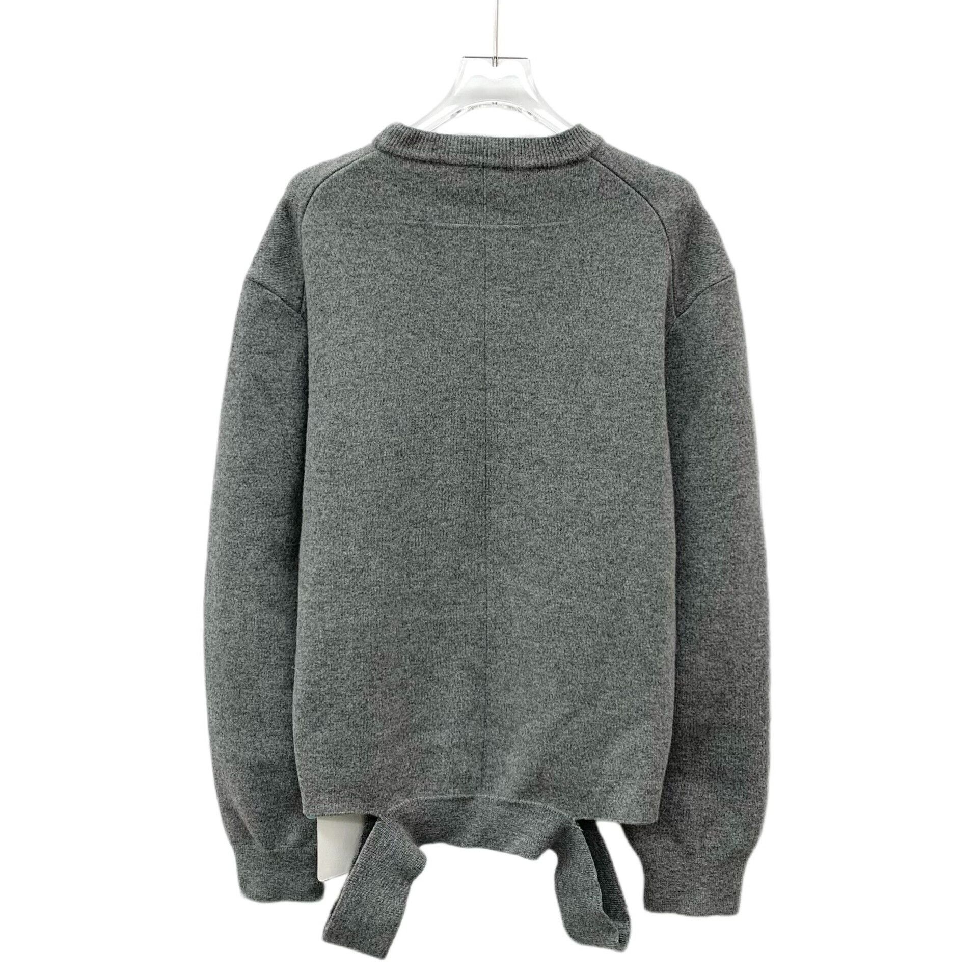 Givenchy givenchy gray wool crew neck sweater Size US M / EU 48-50 / 2 - 2 Thumbnail
