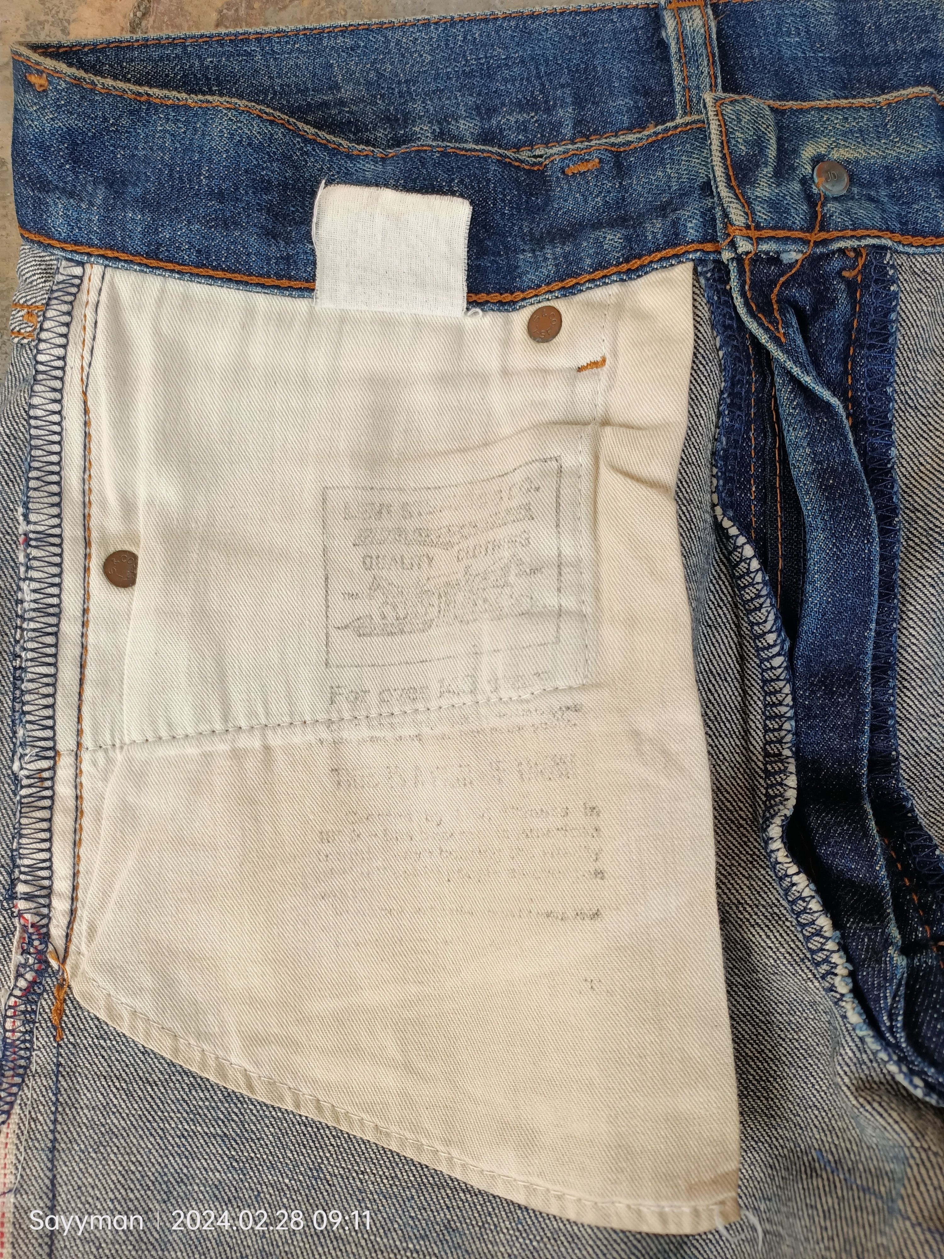 Levi's × Vintage Vintage Levi's 502 Big E Japan Jeans Size 31 Size US 30 / EU 46 - 16 Thumbnail