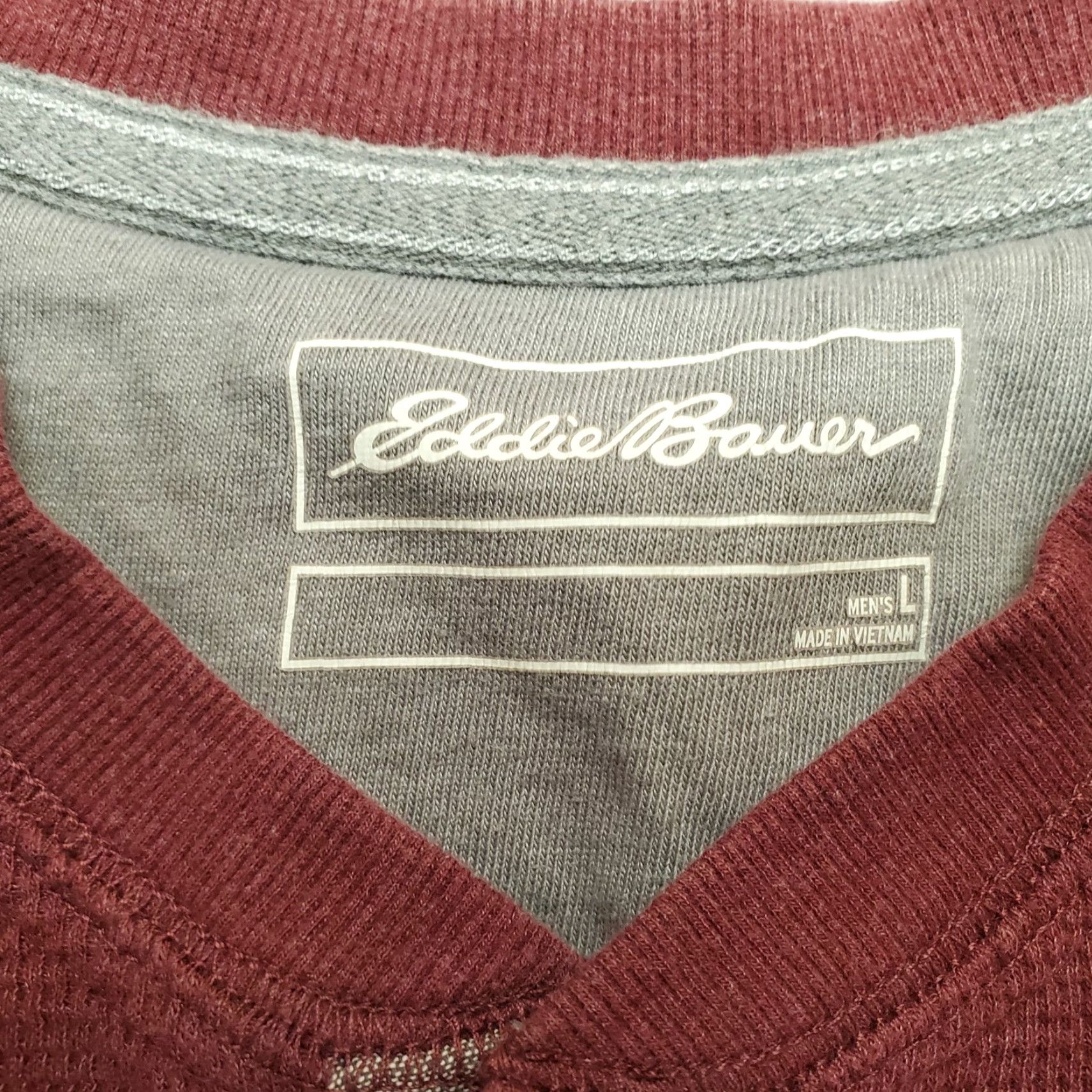 Eddie Bauer Eddie Bauer Shirt Mens Large Red Henley Thermal Cotton Blend Button Outdoor Camp Shirt Mens Large Red Henley Thermal Cotton Blend Outdoor Camp Size US S / EU 44-46 / 1 - 4 Thumbnail