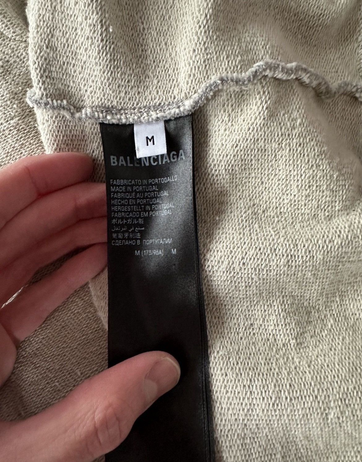 Balenciaga SS23 Balenciaga Skater Graffiti Distressed Zip Up Hoodie Size US M / EU 48-50 / 2 - 10 Thumbnail