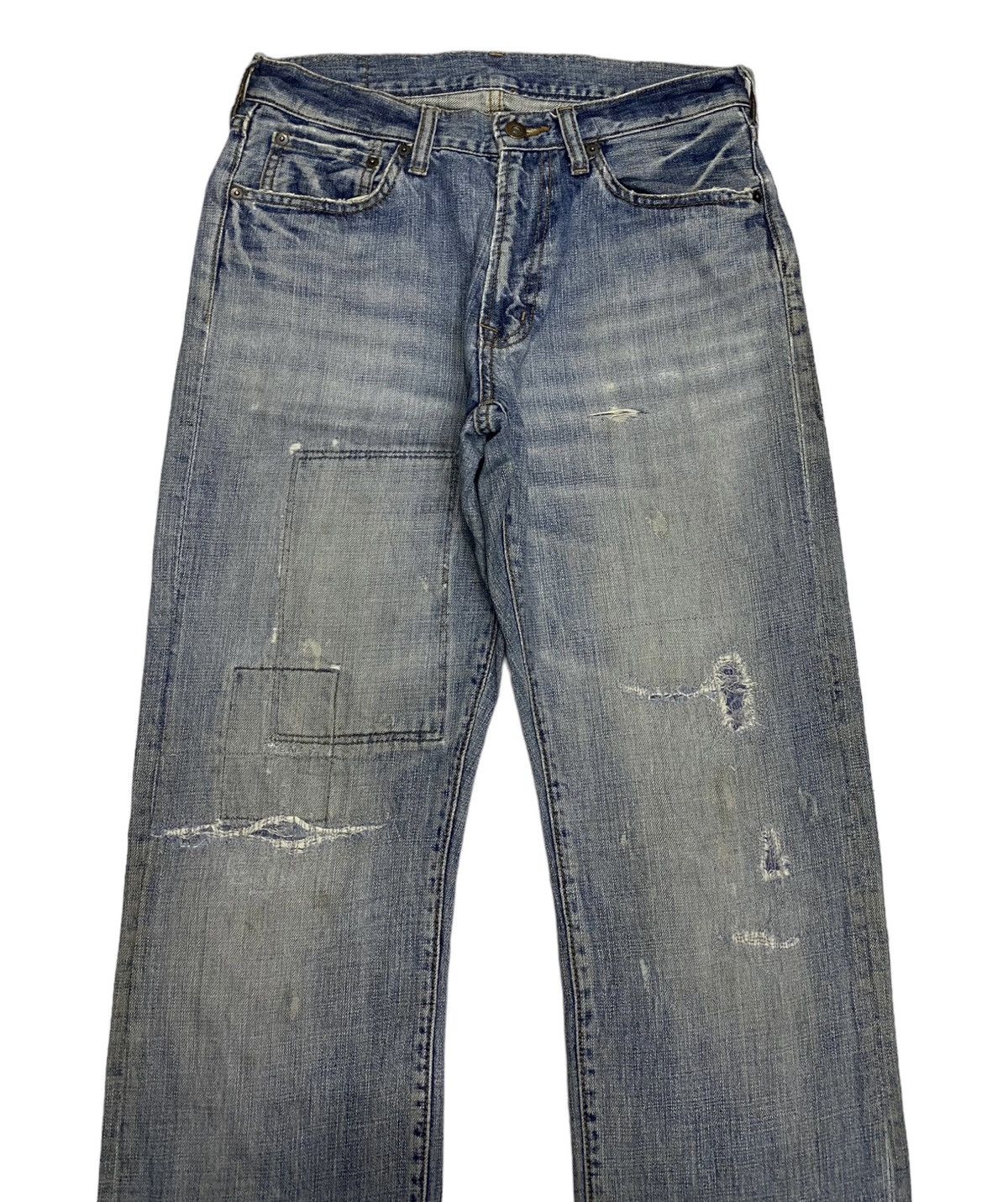 Hysteric Glamour × If Six Was Nine × Japanese Brand VINTAGE JAPANESE DISTRESSED DENIM JEANS Size US 29 - 3 Thumbnail
