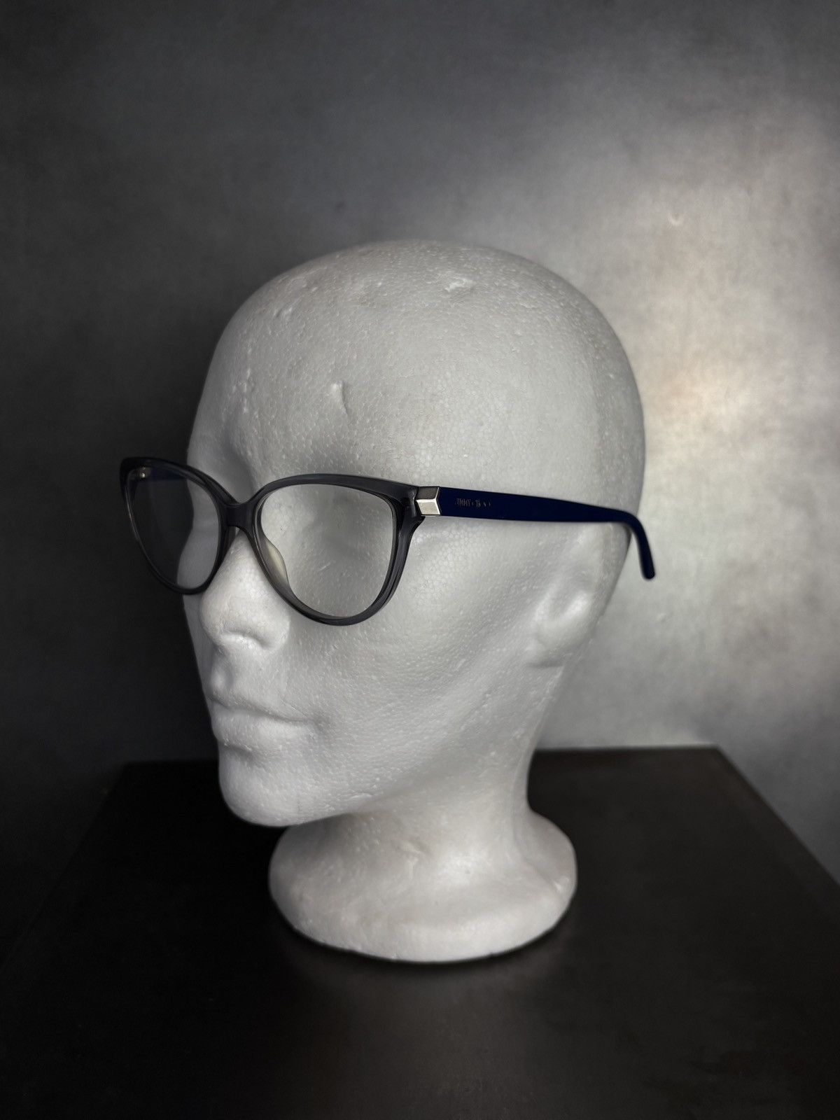Jimmy Choo Jimmy Choo Eyeglasses Cat Eye Bold Librarian JC 226 Blue Y2K Size ONE SIZE - 17 Thumbnail