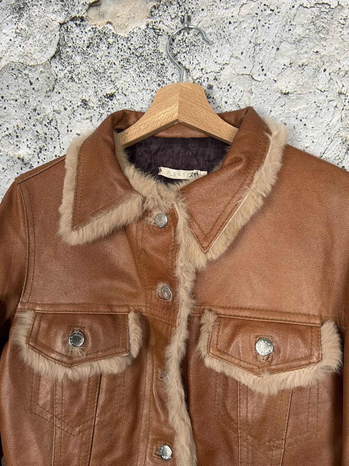 Genuine Leather Vintage Genuine Leather Jacket Avant Garde Grunge Punk Size L / US 10 / IT 46 - 3 Thumbnail