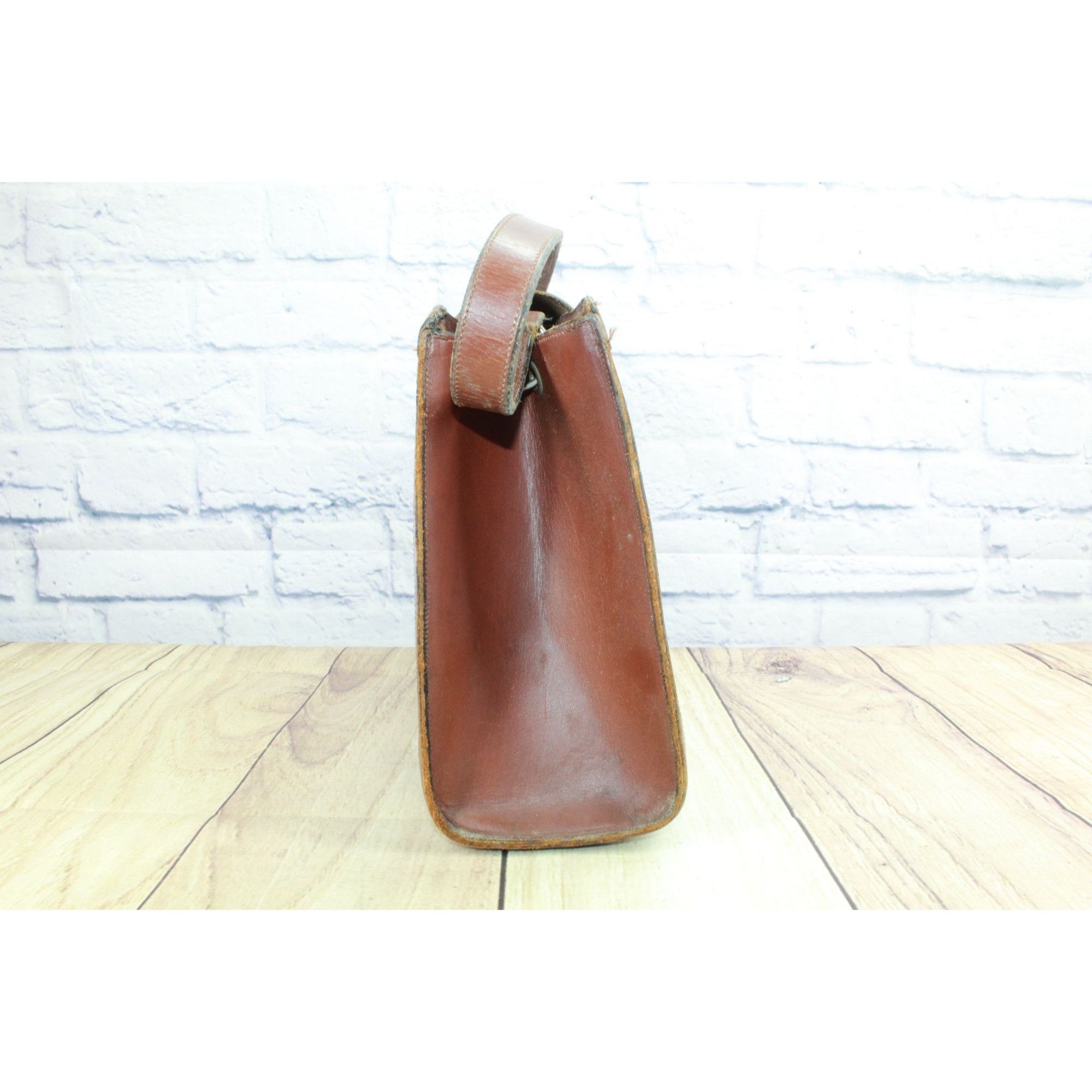 Leather × Vintage Vintage Patchwork Leather Suede Satchel Handbag Purse Size ONE SIZE - 2 Thumbnail