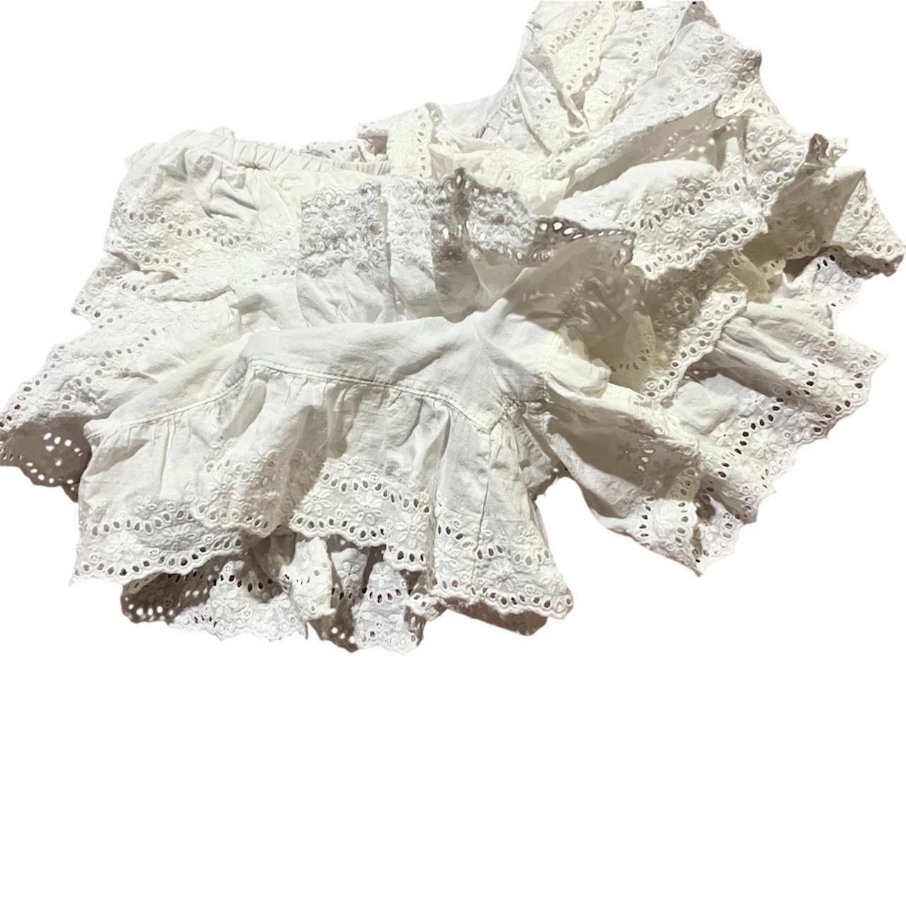 Other Vintage y2k coquette ruffled lace bloomer shorts/skirt🧁 Size 25" / US 0 / IT 36 - 4 Thumbnail