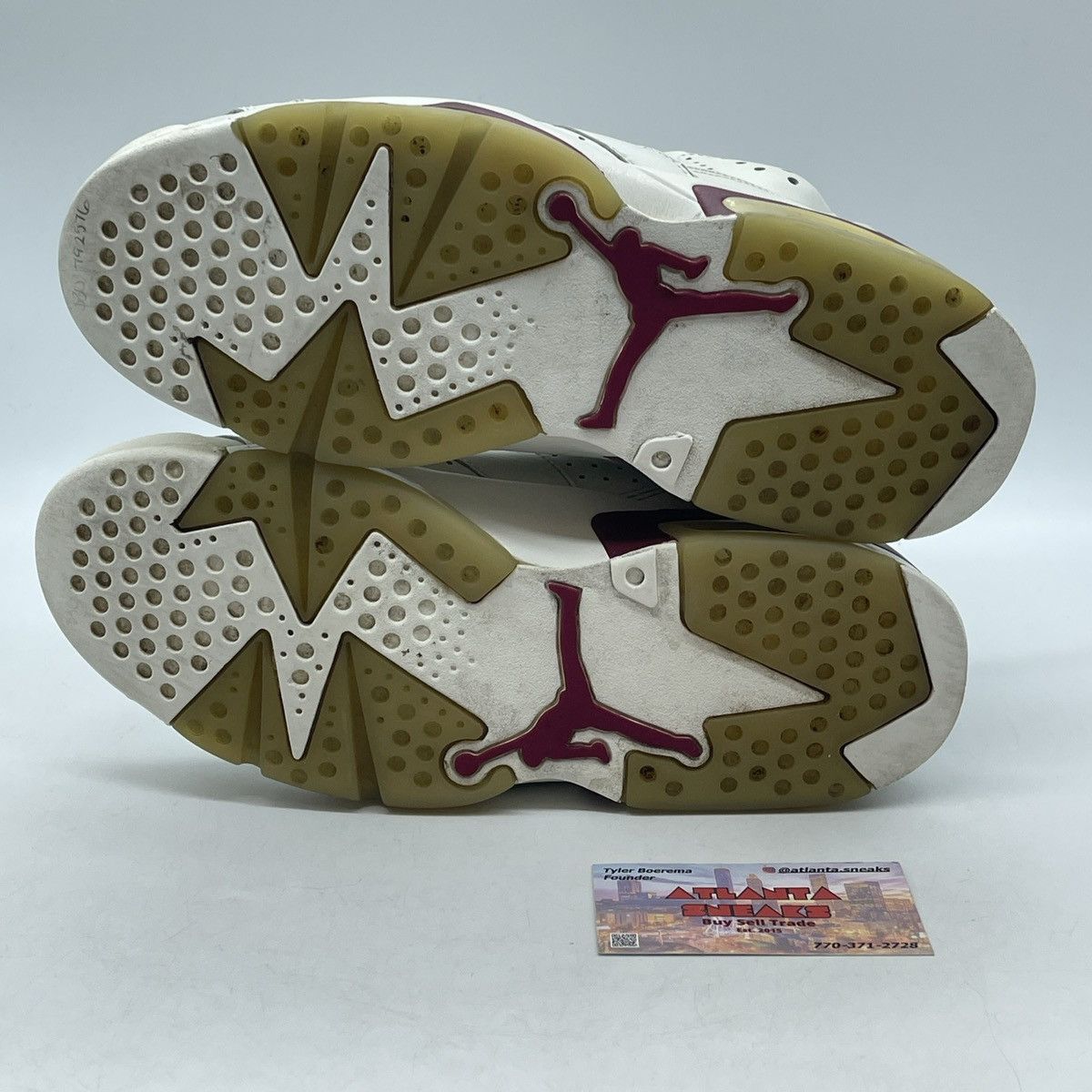 Jordan Brand Air Jordan 6 maroon Size US 8 / EU 41 - 7 Thumbnail