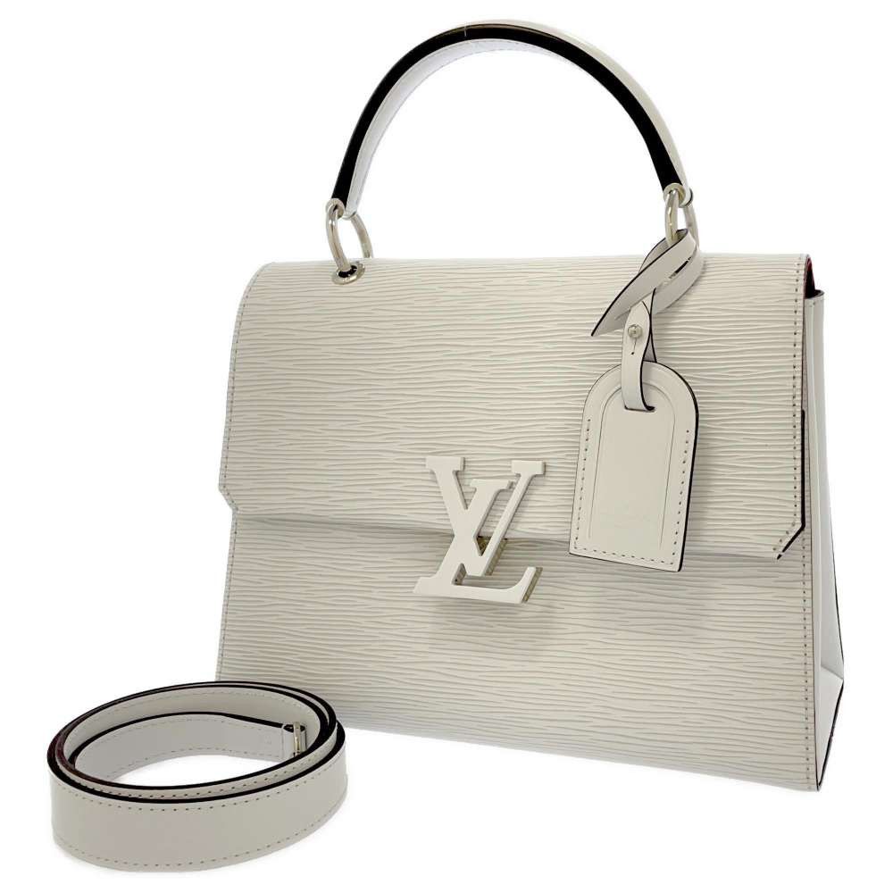 image of Louis Vuitton Epi Grenelle Mm Shoulder Bag White, Women's