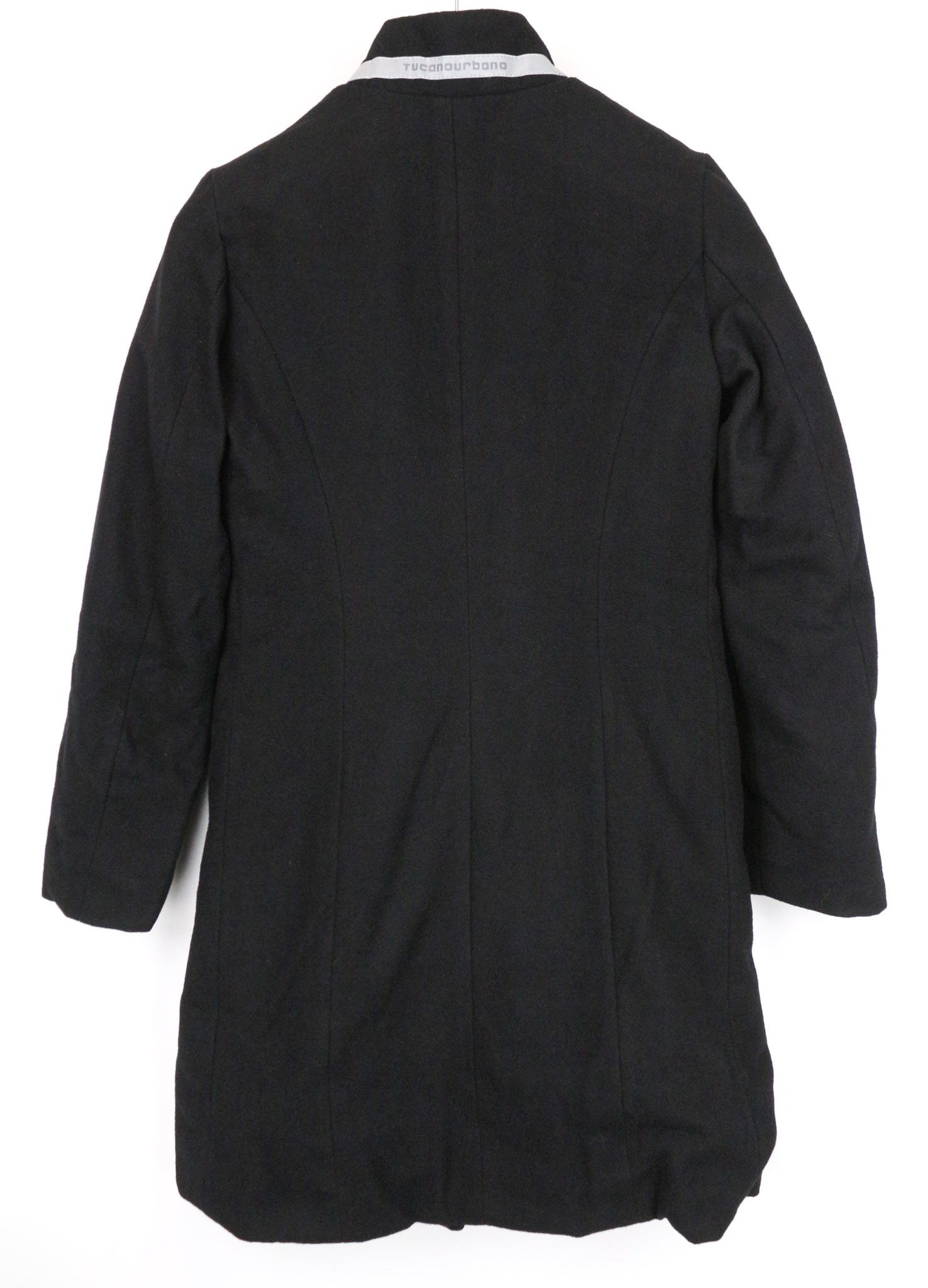 Other NEW CARMEN IT38 Black Wool Moto Coat 75202 Size M / US 6-8 / IT 42-44 - 2 Thumbnail