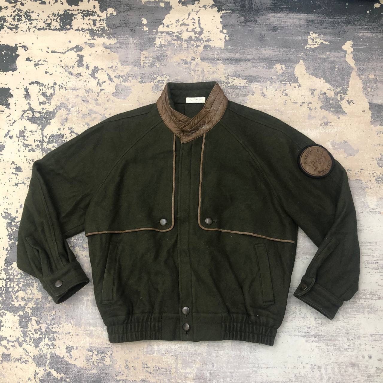 Japanese Brand × Vintage Y691. PIA SPORTS WOOL BOMBER JACKET Size US L / EU 52-54 / 3 - 2 Thumbnail