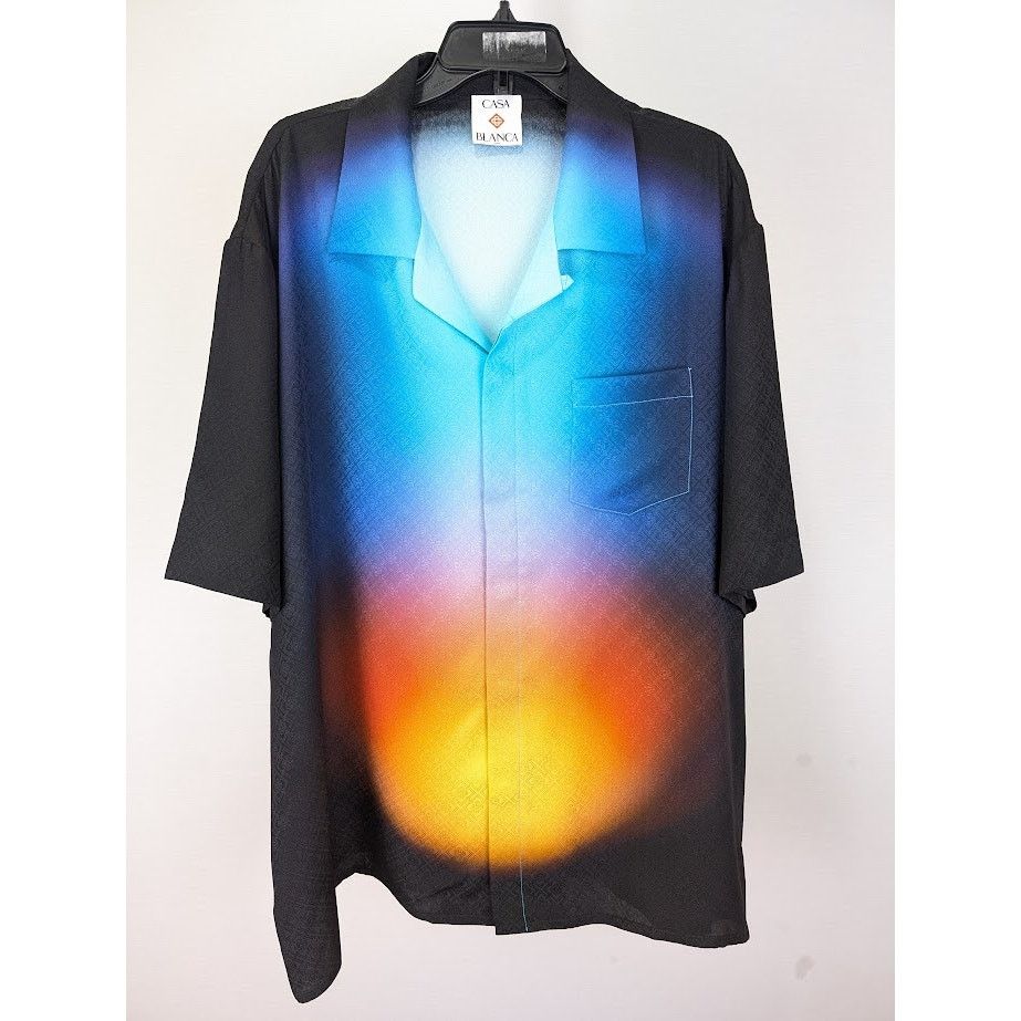 Casablanca o1rshd1 DUP / Short Sleeve Cuban Collar Shirt in Gradient Size US XXL / EU 58 / 5 - 2 Thumbnail