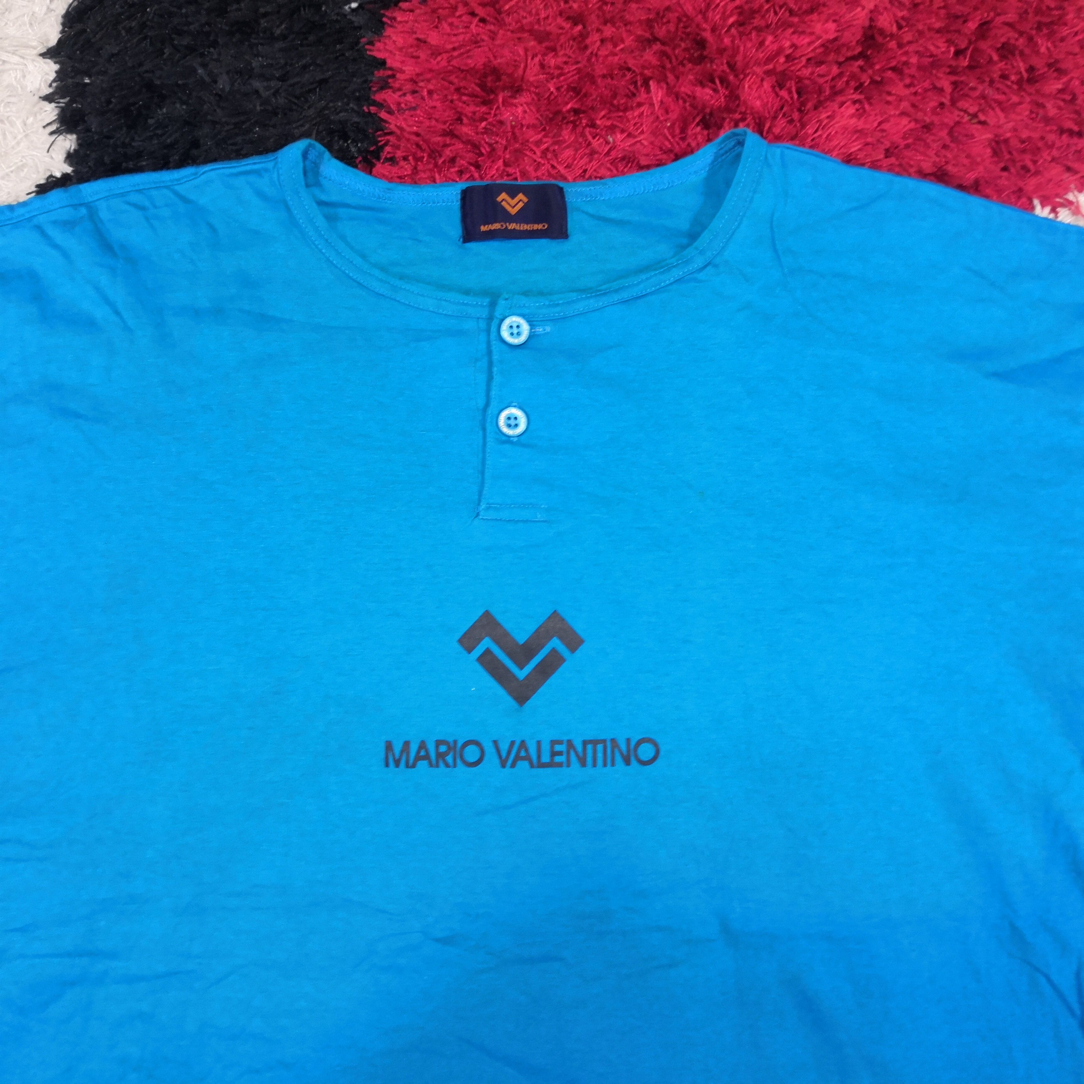 Mario Valentino Vintage Mario Valentino T-Shirt Valentino Button Up Tees Size US L / EU 52-54 / 3 - 3 Thumbnail