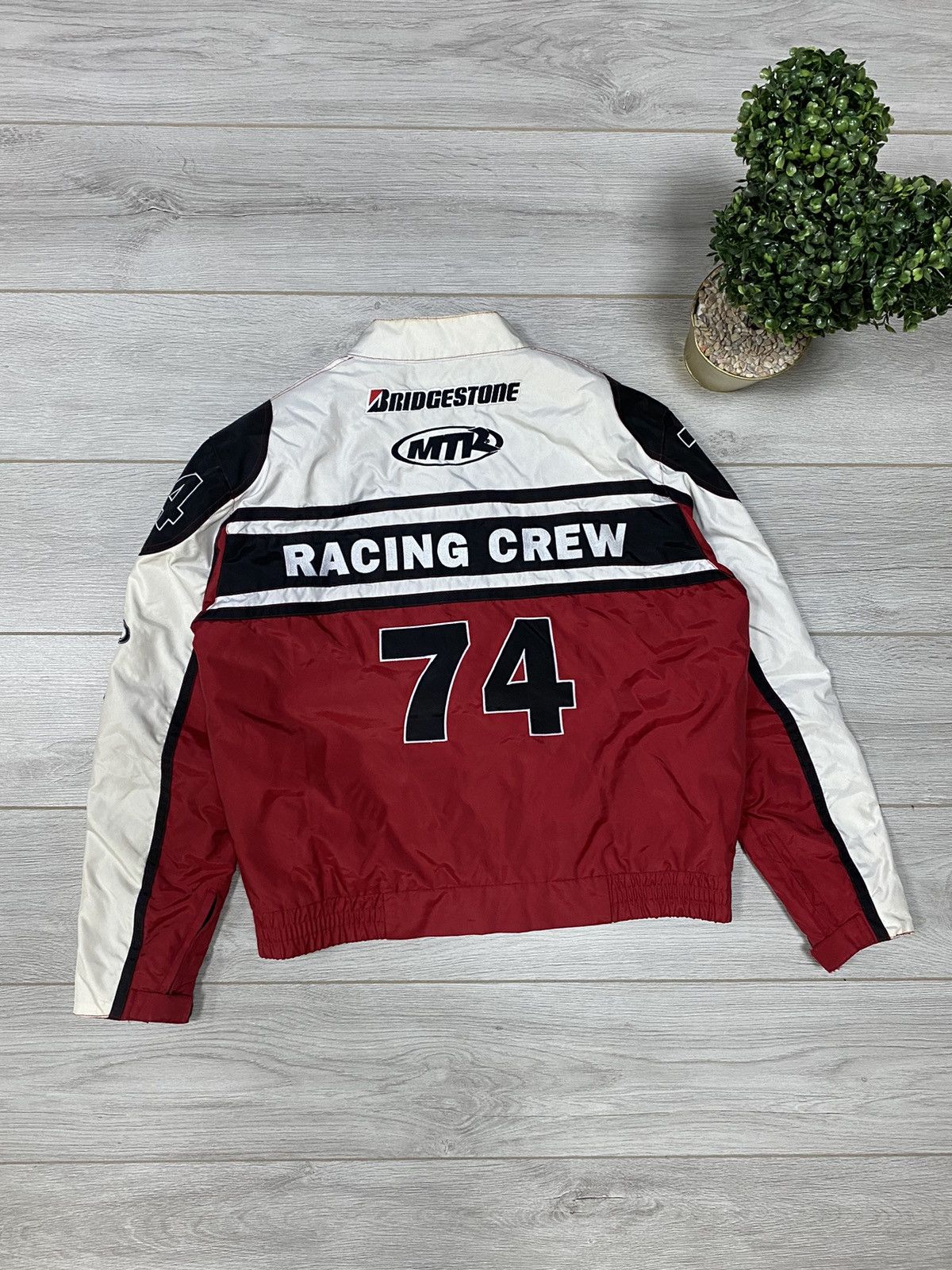 Vintage Speed Freak raising team 74 vintage bomber jacket Size US XL / EU 56 / 4 - 2 Thumbnail