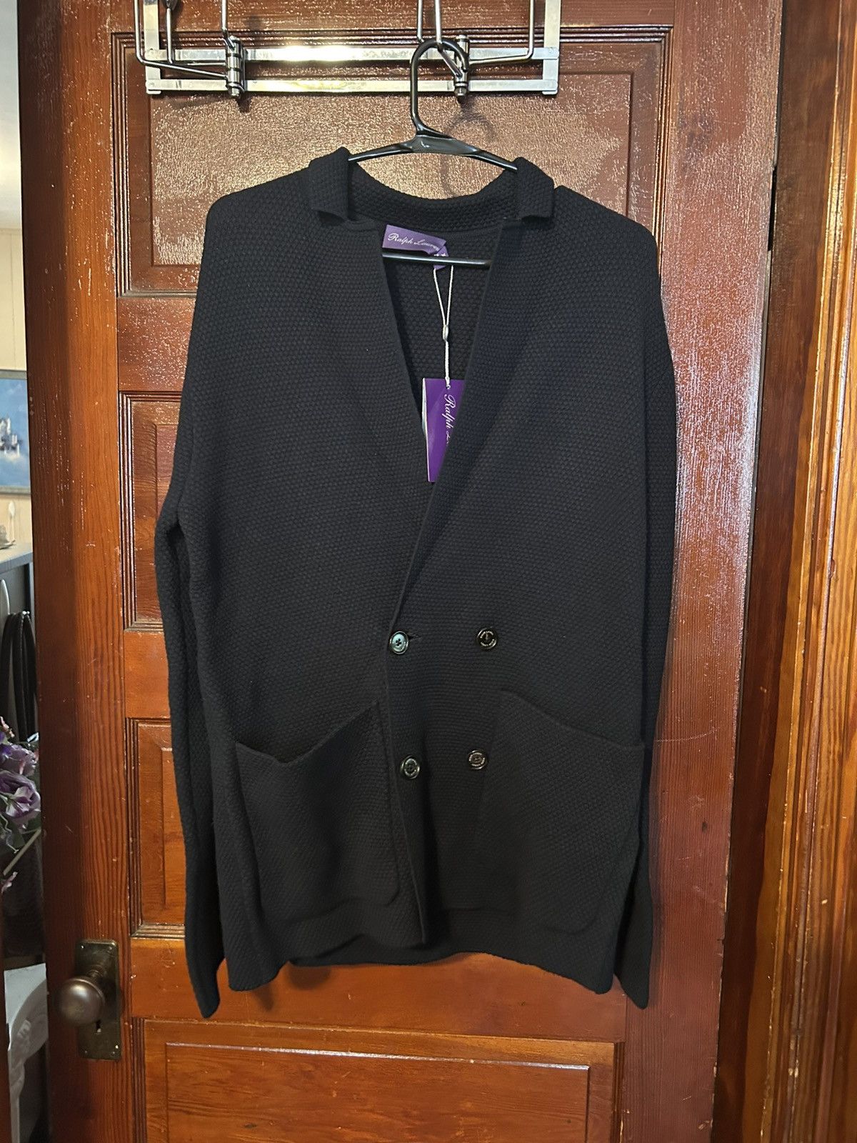 Ralph Lauren Purple Label Ralph Lauren Purple Label Double-Breasted Cardigan Size US XS / EU 42 / 0 - 2 Thumbnail