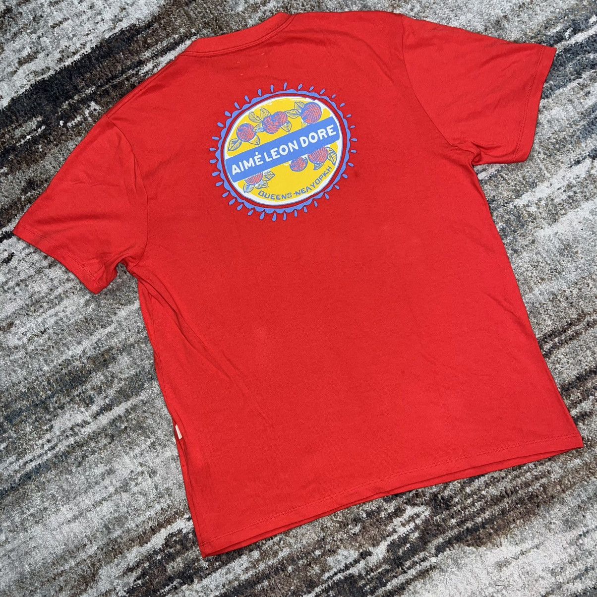 Aime Leon Dore AIMÉ LEON DORE Red Graphic T-Shirt Size US L / EU 52-54 / 3 - 1 Thumbnail
