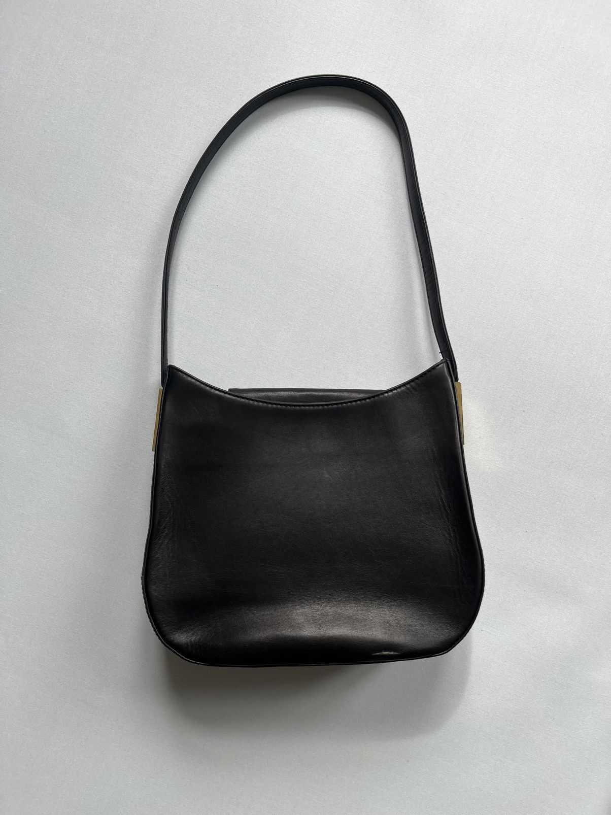 Versace Vintage Gianni Versace Couture Medusa Hobo Bag Black Leather Size ONE SIZE - 9 Thumbnail