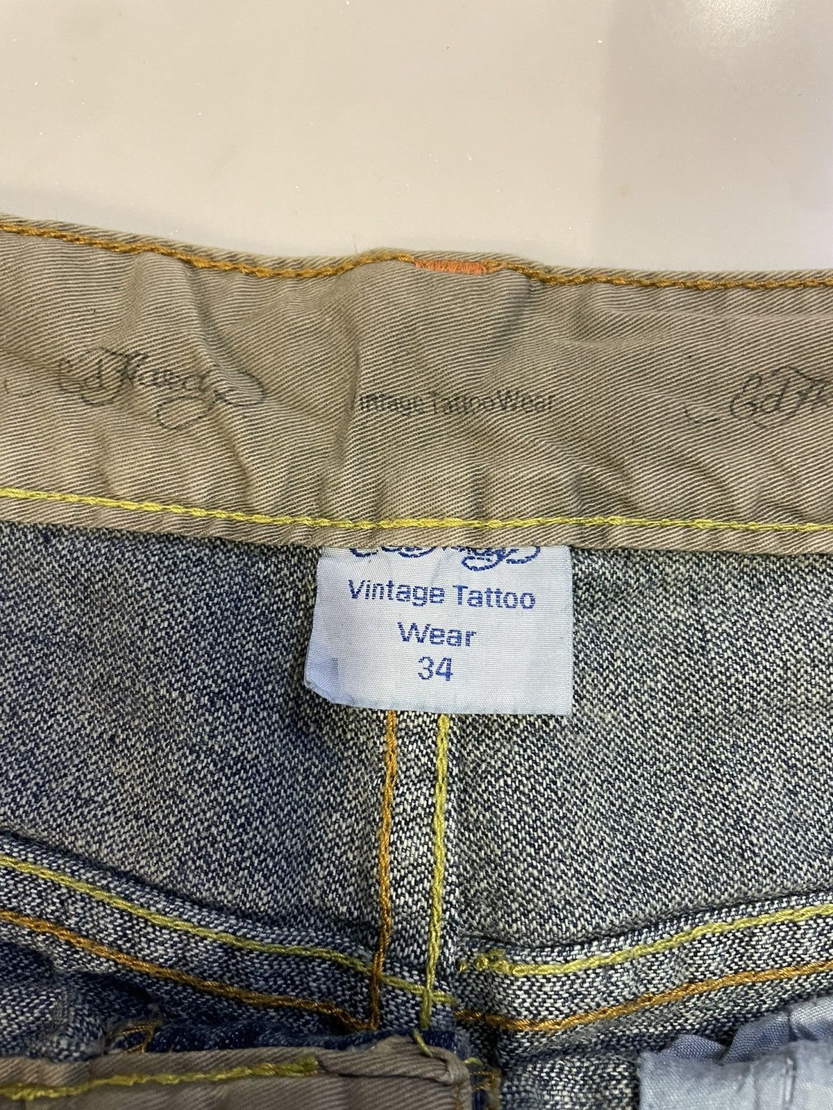 Ed Hardy × Japanese Brand × Vintage Vintage Ed Hardy Jeans 90s Size US 34 / EU 50 - 5 Thumbnail