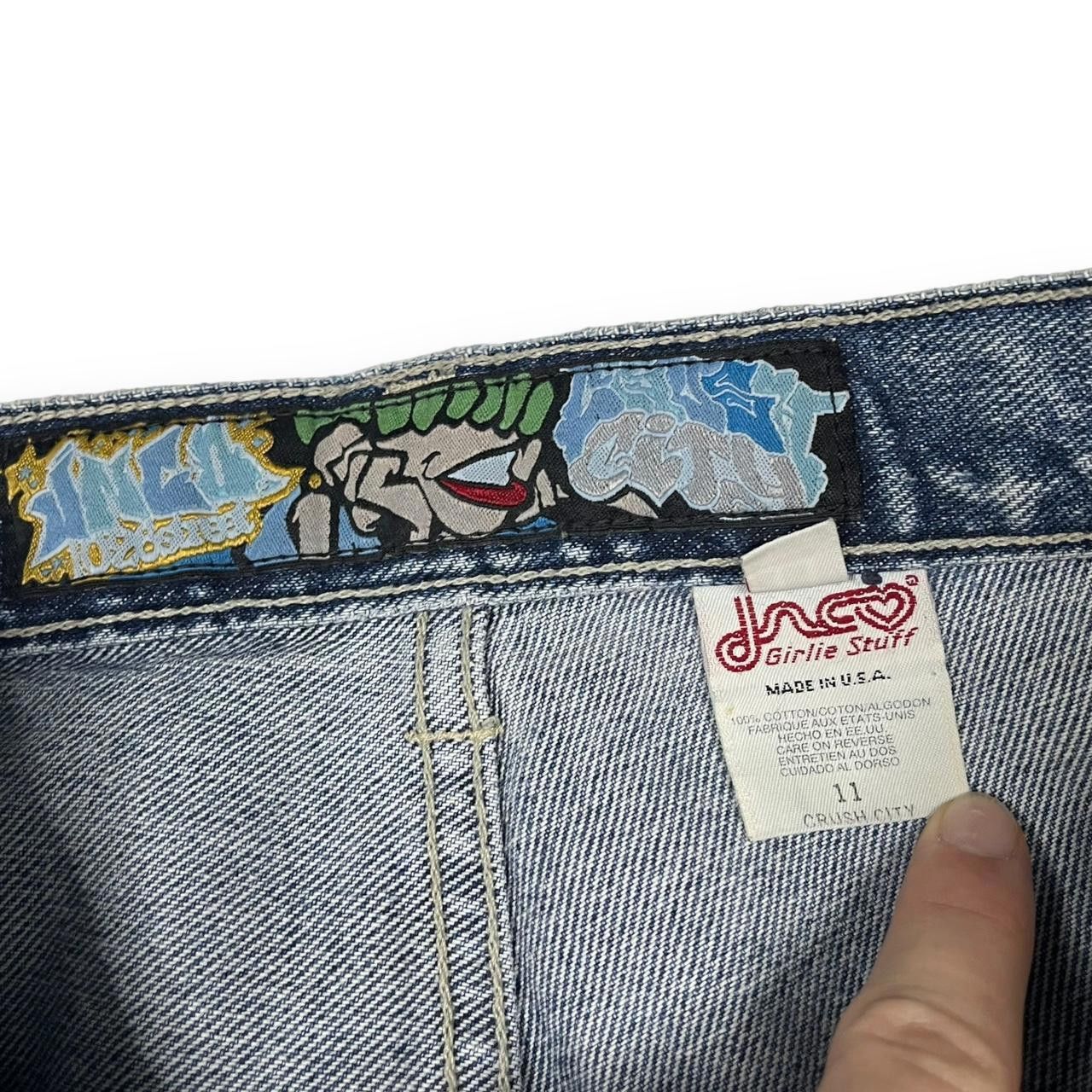 JNCO JNCO Men's Blue Shorts Size US 28 / EU 44 - 5 Thumbnail