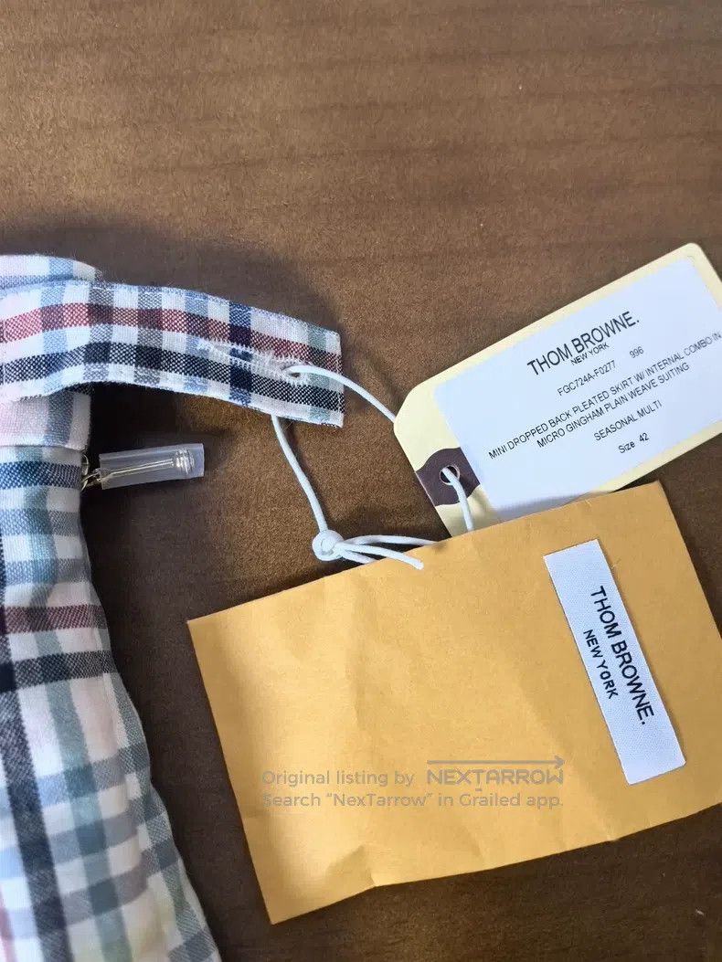 Thom Browne Thom Browne Wool Gold Buckle Pleated Skirt Size 25" / US 0 / IT 36 - 3 Thumbnail