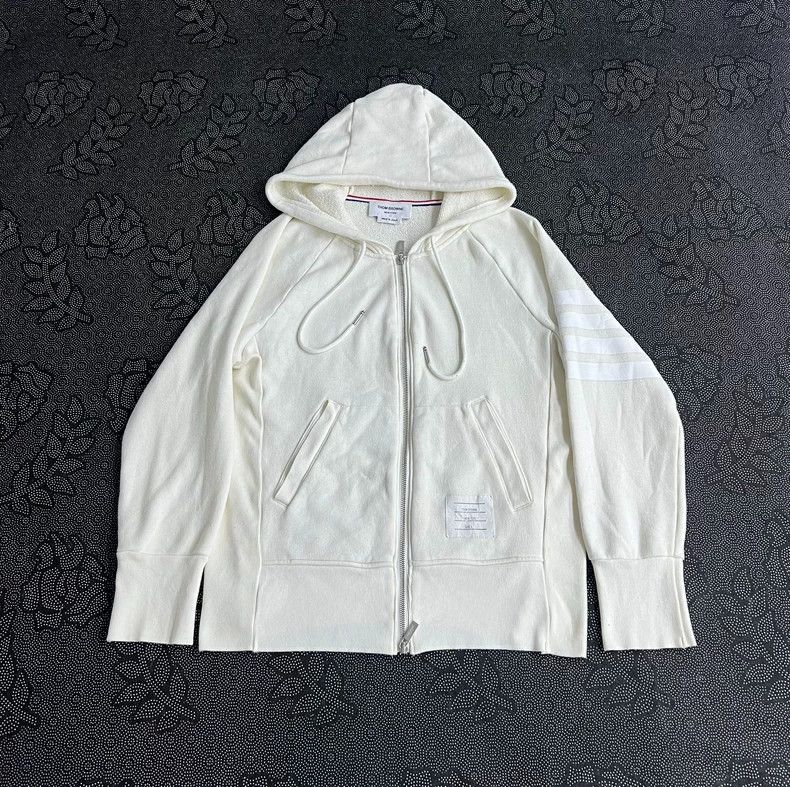 Thom Browne Thom Browne Zip Hooded Jacket - dmc Size US S / EU 44-46 / 1 - 1 Thumbnail