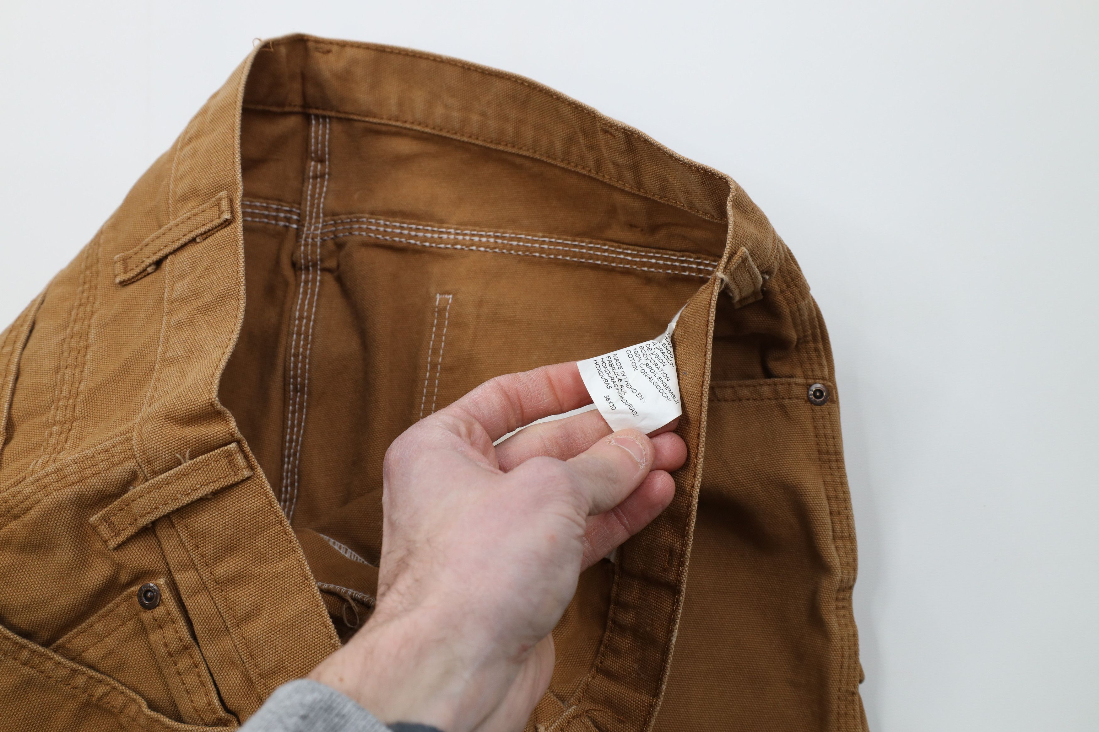 Dickies Vintage Y2K Dickies Wide Leg Canvas Dungaree Pants Brown Size US 38 / EU 54 - 9 Thumbnail