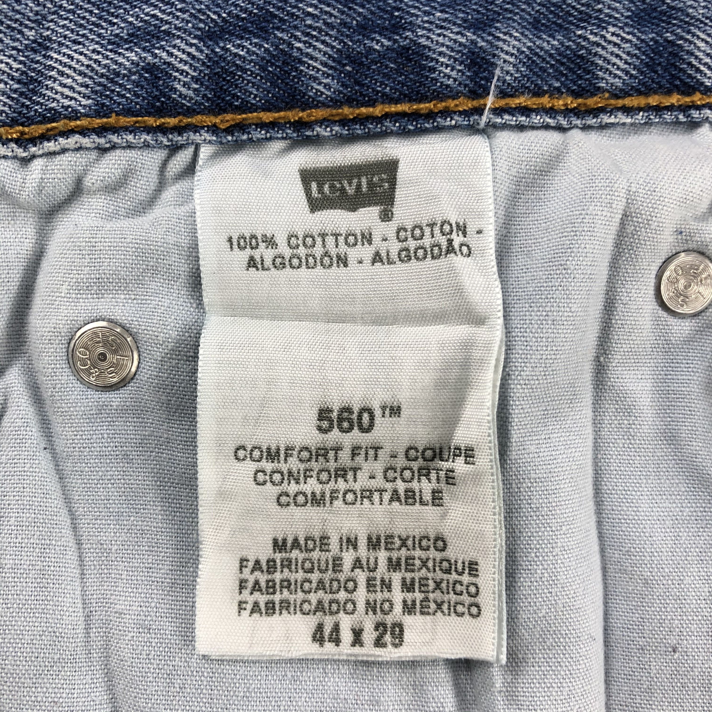 Levi's × Vintage Vintage Blue Wash Levis 560 Jeans-JM2994 Size US 43 - 9 Thumbnail