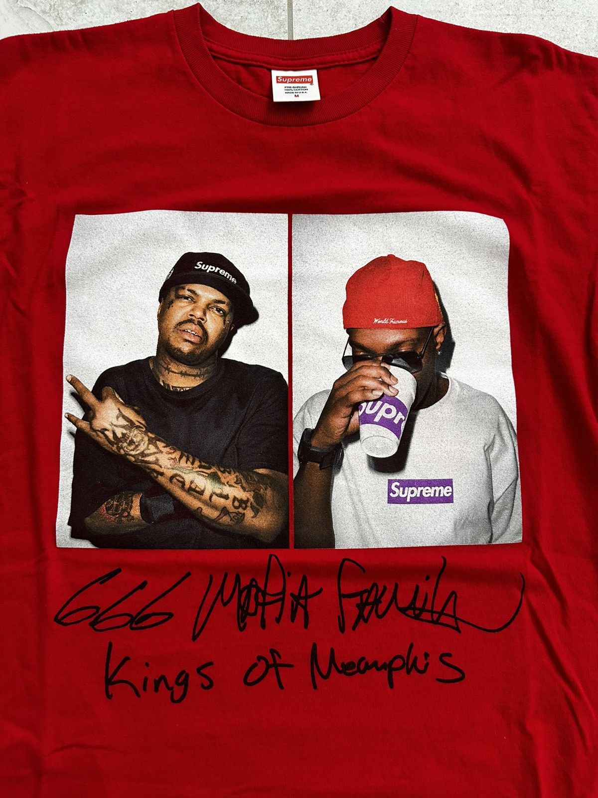 Supreme Supreme Three 6 Mafia Size US M / EU 48-50 / 2 - 2 Thumbnail