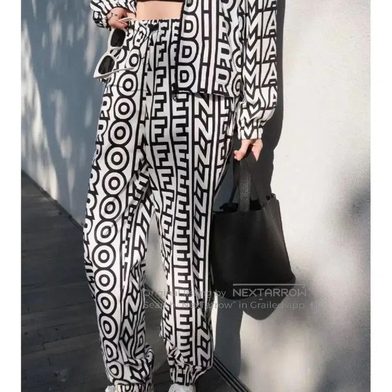 Fendi Fendi Colorful Print Women's Casual Pants . Size 26" / US 2 / IT 38 - 3 Thumbnail