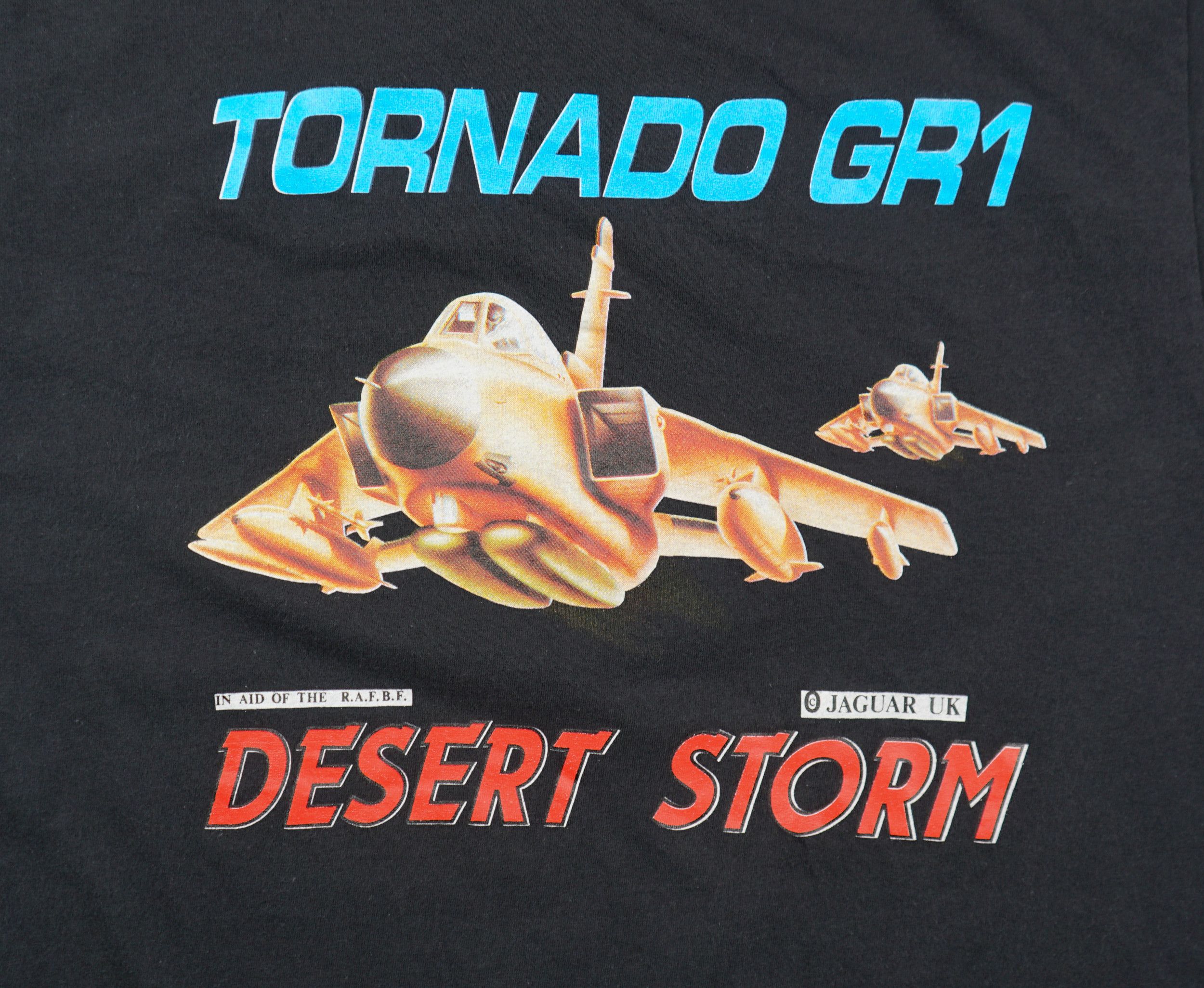 Aviator Nation × Vintage Vintage 1990s Tornado GM1 Bomber Fighter Aircraft T-Shirt Size US L / EU 52-54 / 3 - 2 Thumbnail
