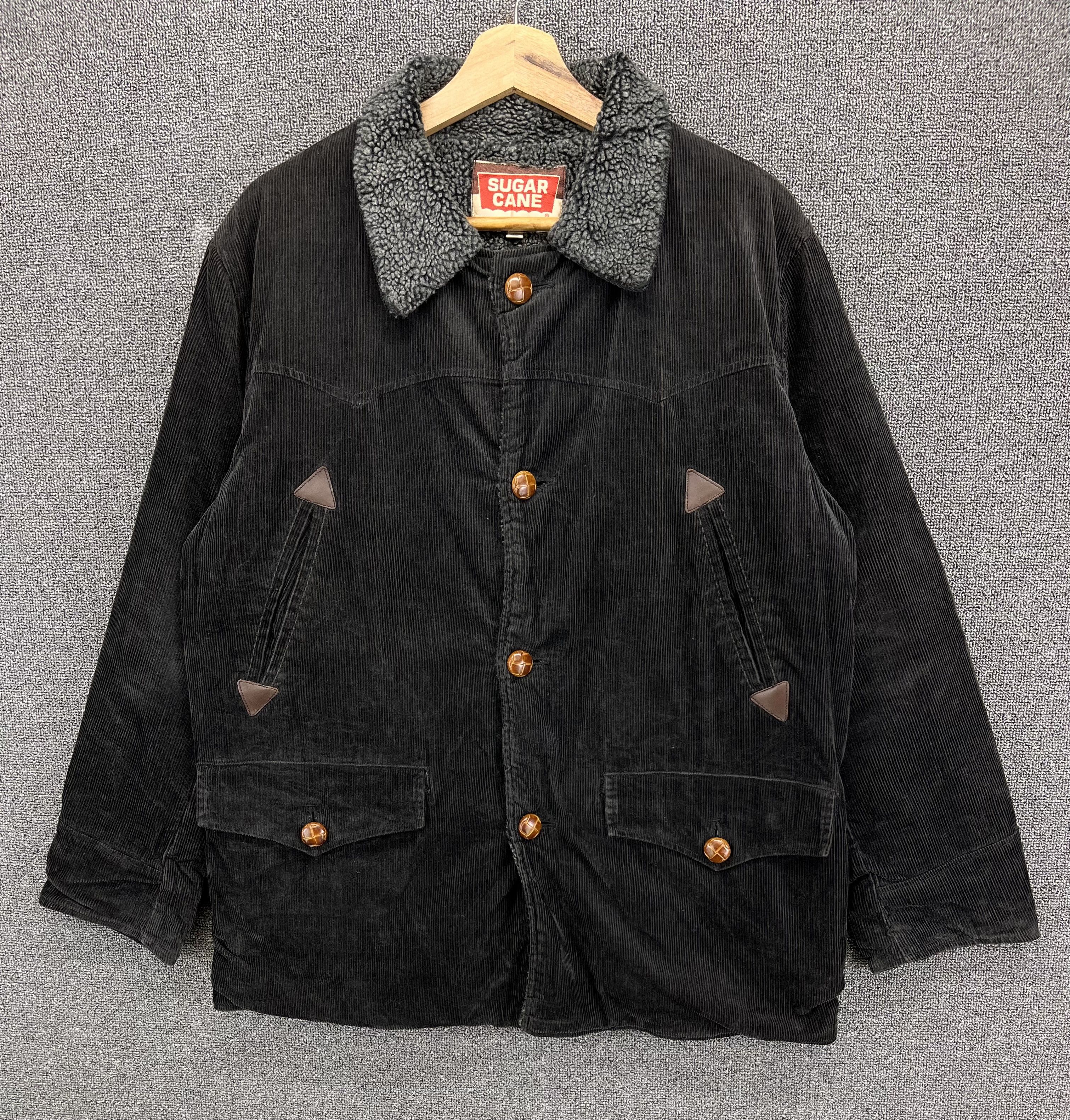 Sugar Cane Vintage Sugar Cane Corduroy Button Up Jacket Size US M / EU 48-50 / 2 - 1 Thumbnail