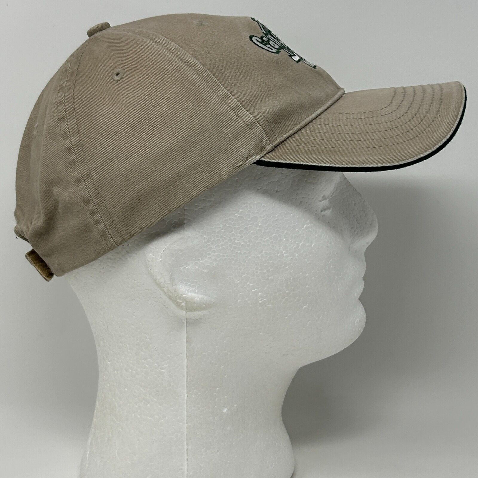 Vintage Vintage 90s Gang Green Hockey Hat Baseball Cap Hockey Beige Size ONE SIZE - 6 Thumbnail