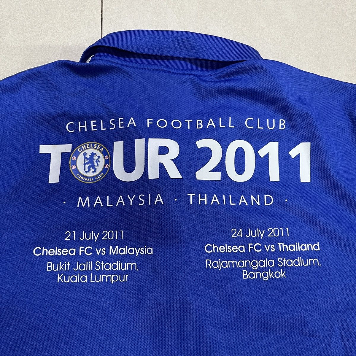 Adidas Adidas Chelsea Tour Jersey Polo Shirt Size US M / EU 48-50 / 2 - 11 Thumbnail