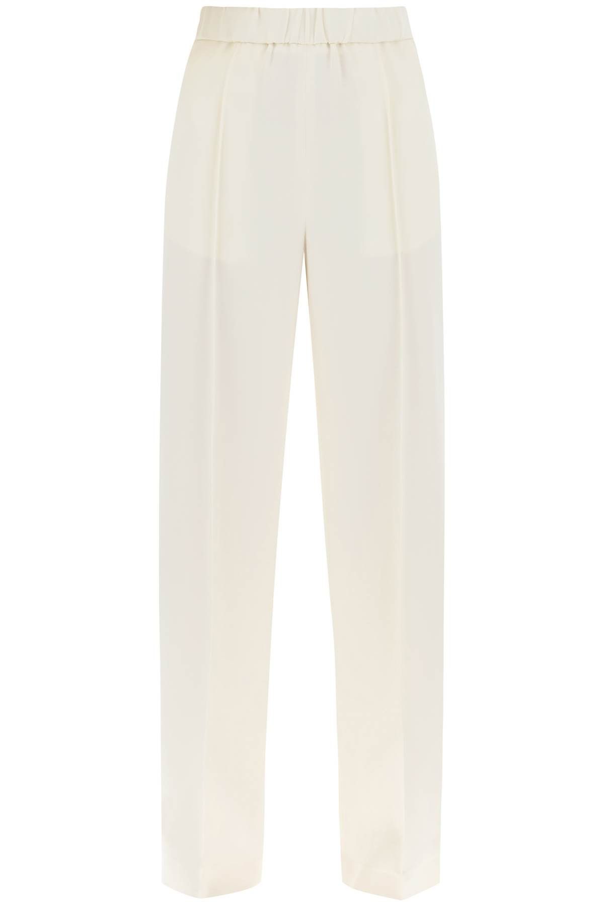 image of Jil Sander Pants In Envers Satin in Natural, Women's (Size 26)