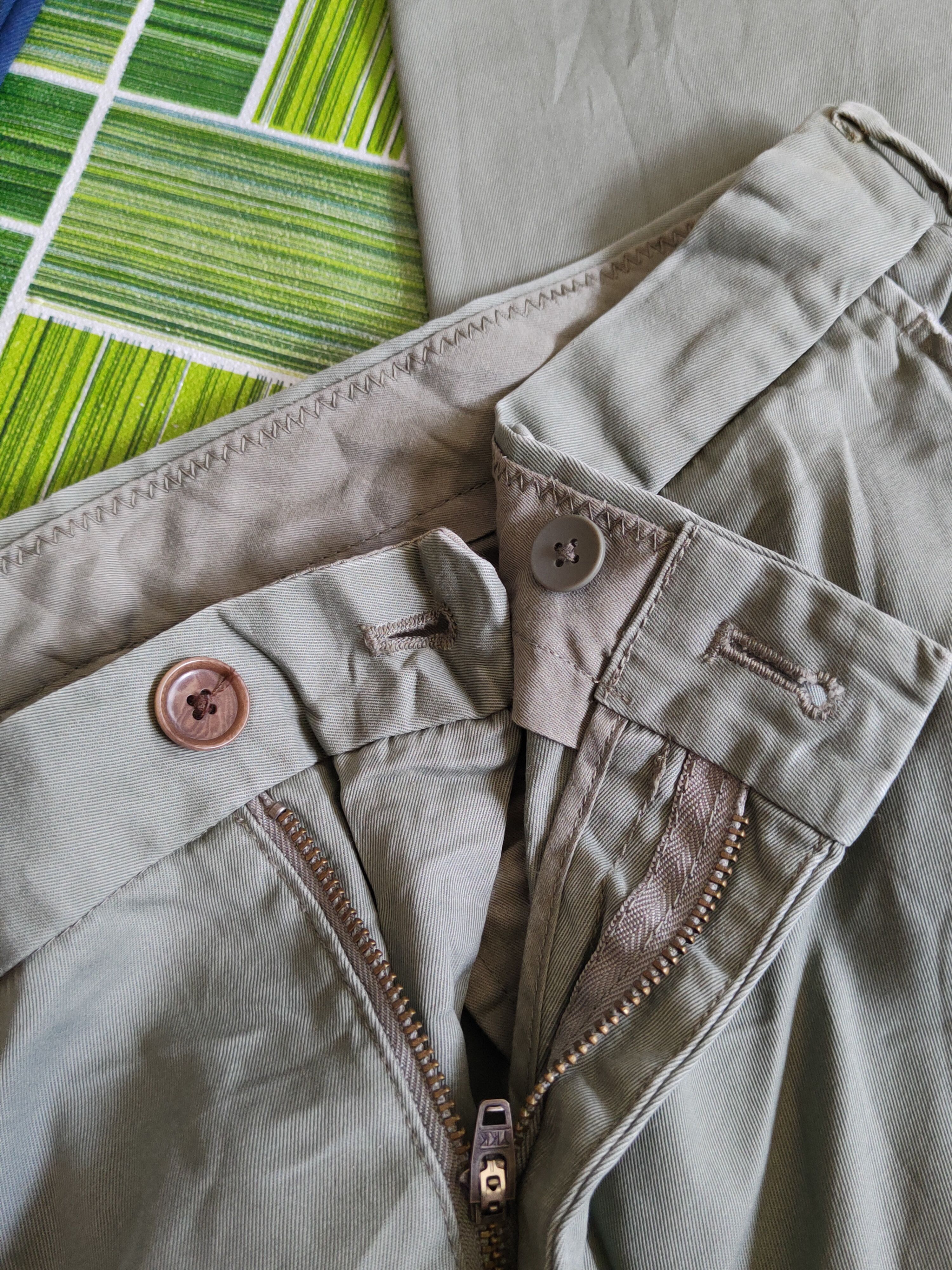 Japanese Brand × Uniqlo Uniqlo Green Multipocket Casual Pants #S1463 Size US 33 - 13 Thumbnail