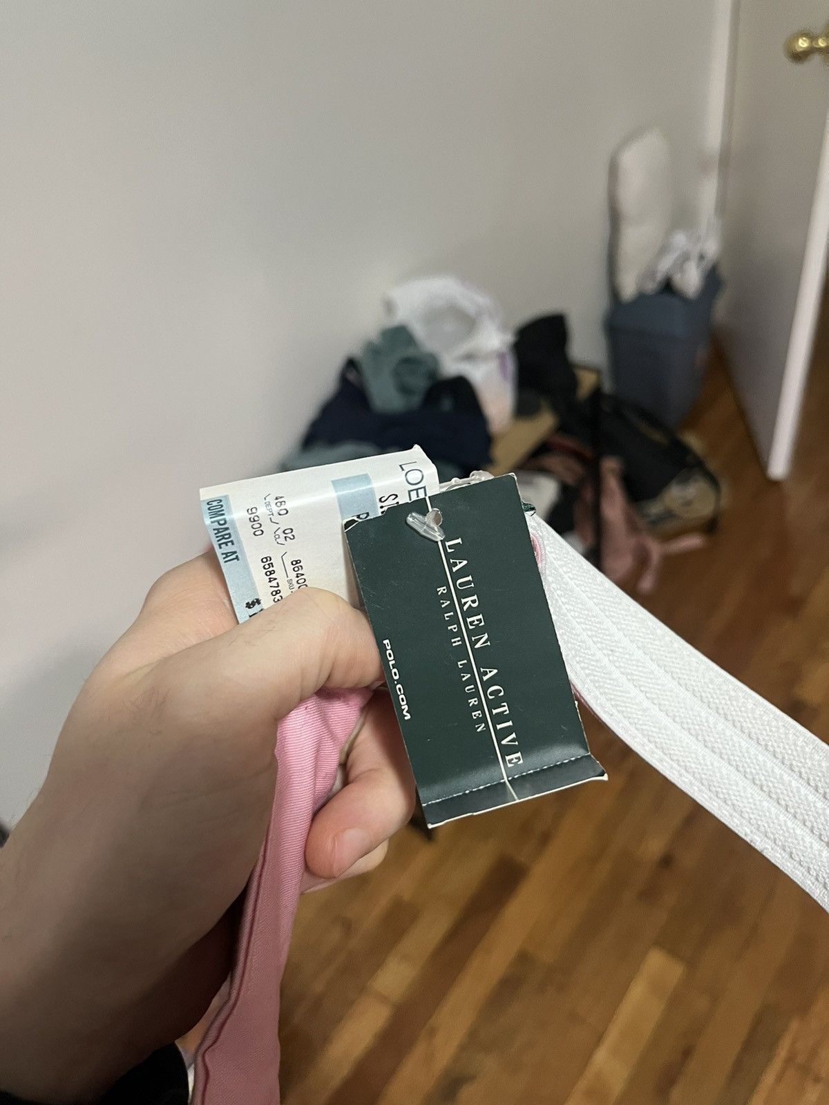 Polo Ralph Lauren × RRL Ralph Lauren Ralph Lauren Polo Holf tennis visor hat pink new Size ONE SIZE - 3 Thumbnail