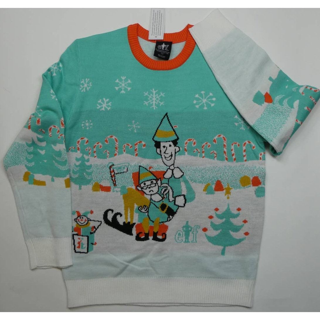 Other ELF The Movie Ugly Christmas Sweater Knit Pullover, small Size US S / EU 44-46 / 1 - 1 Thumbnail