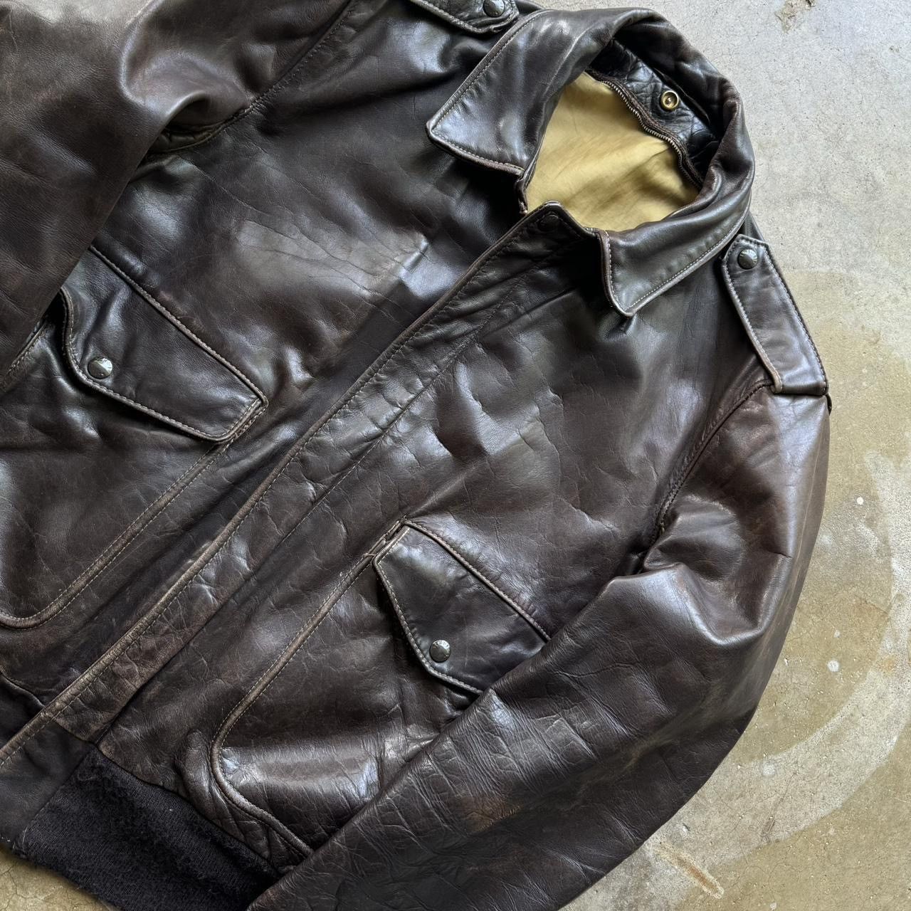Schott × Vintage Vintage Schott Leather Jacket Size US L / EU 52-54 / 3 - 2 Thumbnail