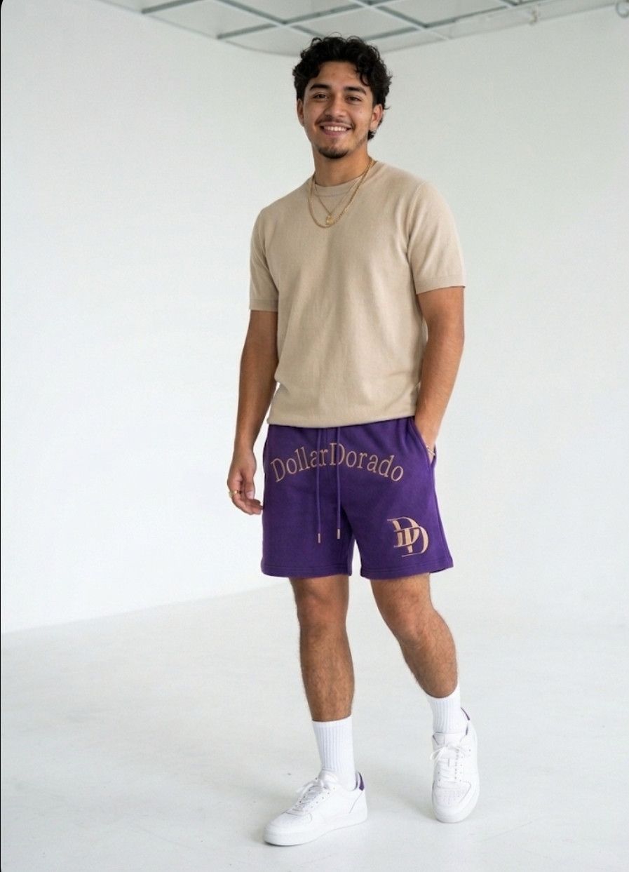 Other Premium Urban Essentials Shorts - DollarDorado - Deep Purple Size US 35 - 1 Thumbnail