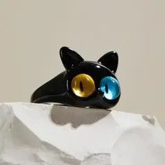Jewelry Mizuho x Azumi Sweet Two Color Cat Eyes Ring Size ONE SIZE - 2 Thumbnail