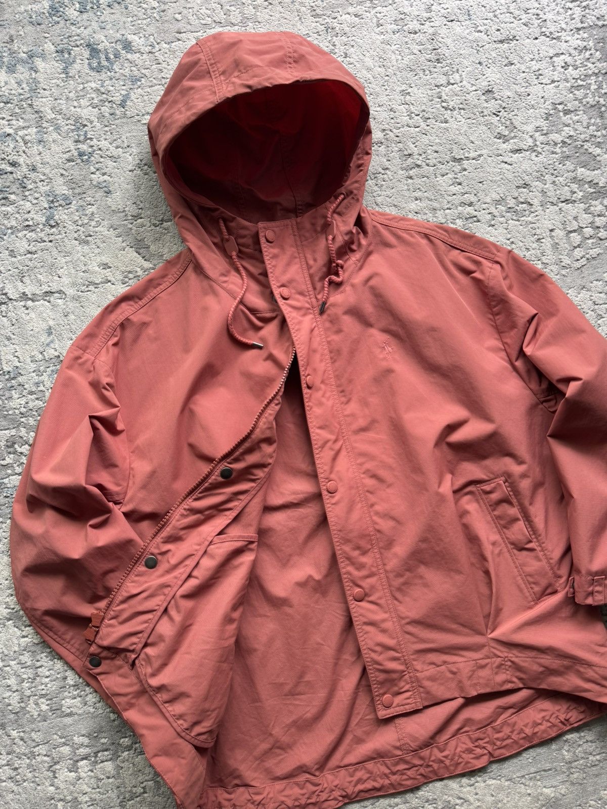 Polo Ralph Lauren Polo Ralph Lauren Peach Hooded Jacket Size M Size M / US 6-8 / IT 42-44 - 7 Thumbnail