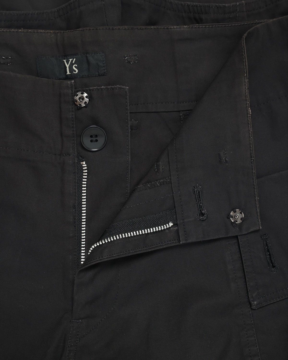 Y's for Men Y’s Yohji Yamamoto Cropped Utility Trousers Size US 30 / EU 46 - 4 Thumbnail