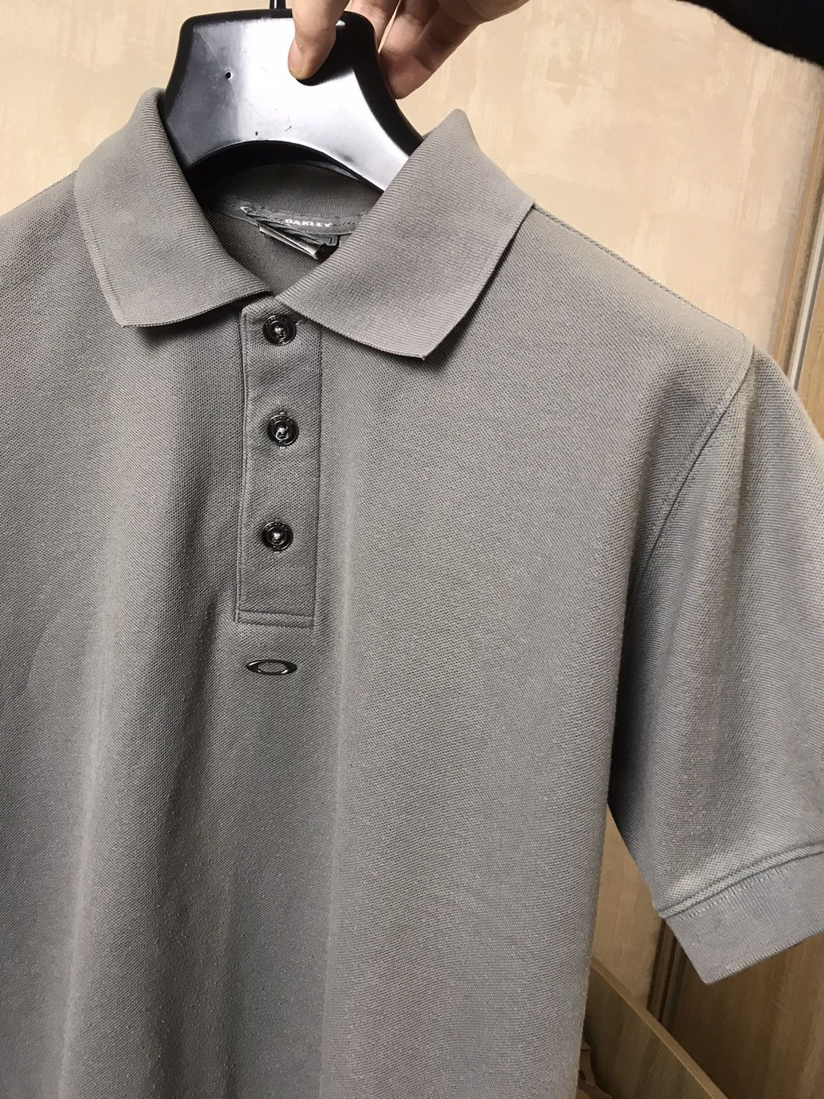 Vintage 🔥 90s Oakley Vintage Spell Logo Polo T Shirt Streetwear Y2K Size US S / EU 44-46 / 1 - 8 Thumbnail