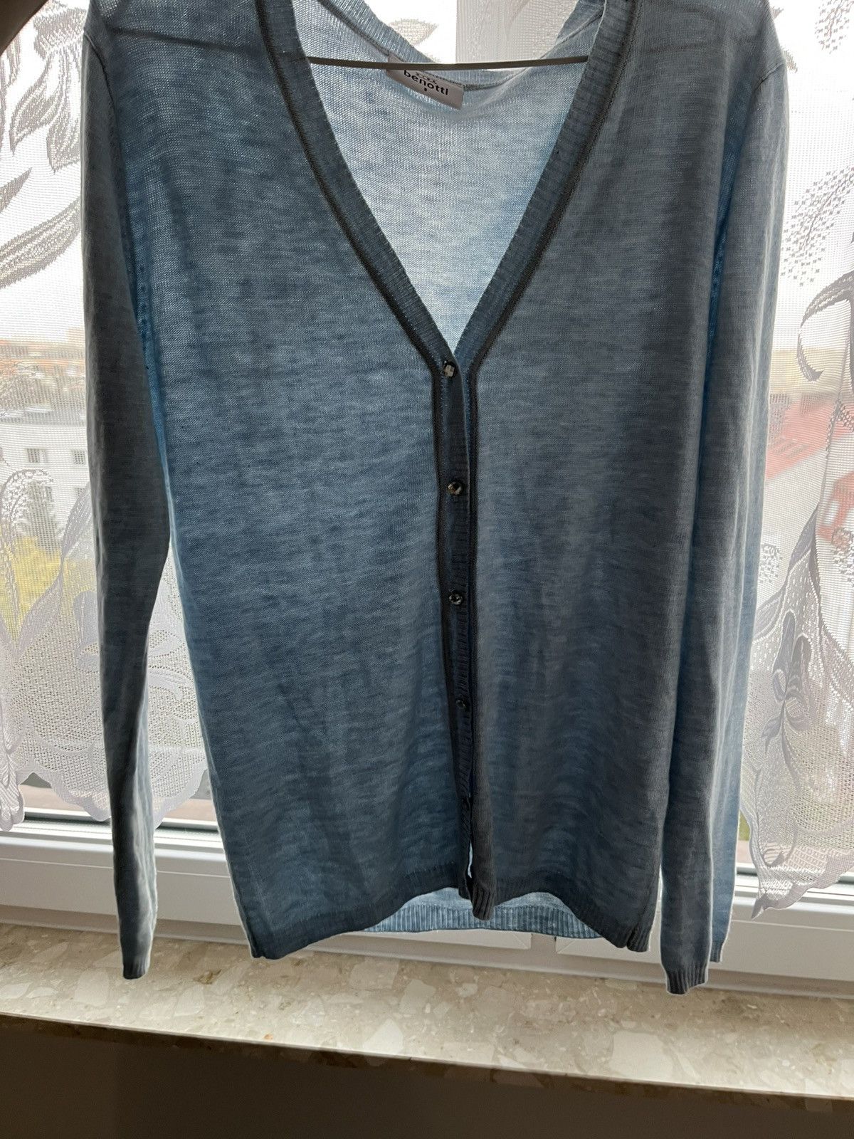 Vintage Blue cardigan Size S / US 4 / IT 40 - 2 Thumbnail