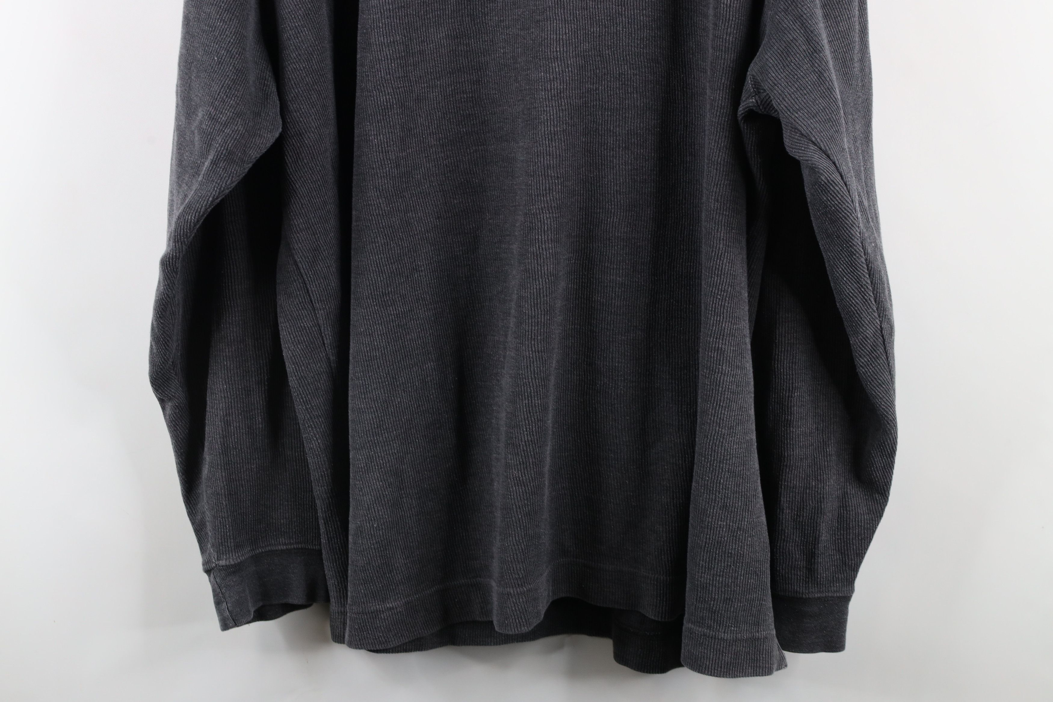 Vintage Vintage 90s Streetwear Ribbed Knit Long Sleeve T-Shirt Size US XL / EU 56 / 4 - 9 Thumbnail