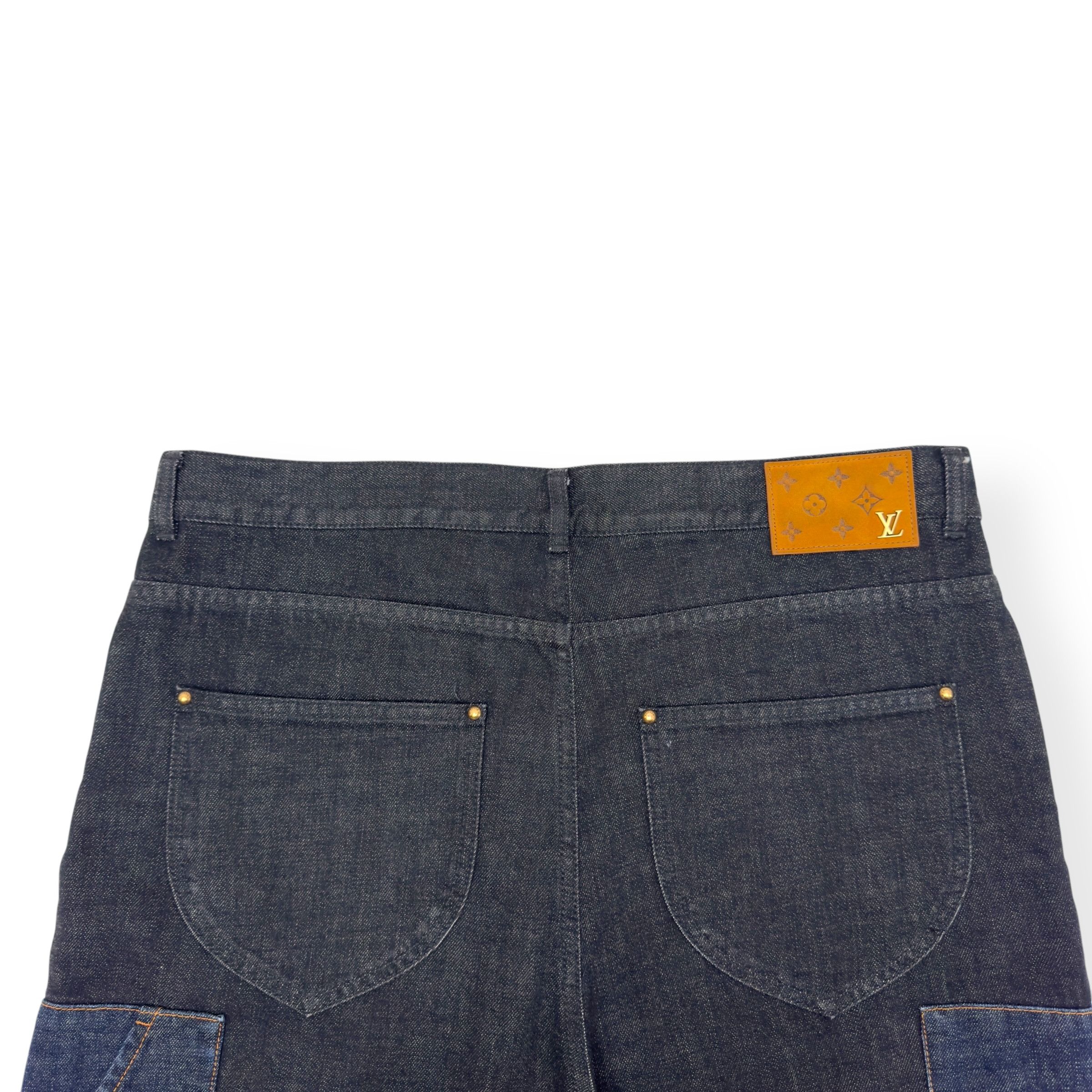 Louis Vuitton LOUIS VUITTON KARAKORAM BOW TIME DENIM JEANS INDIGO W34” Size 34" / US 12 / IT 48 - 11 Thumbnail