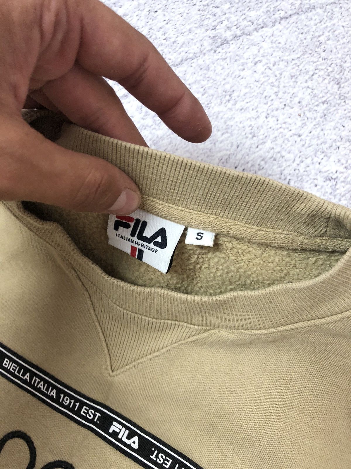 Fila Men’s sweater y2k Fila size S usa casual ykk Size US M / EU 48-50 / 2 - 6 Thumbnail