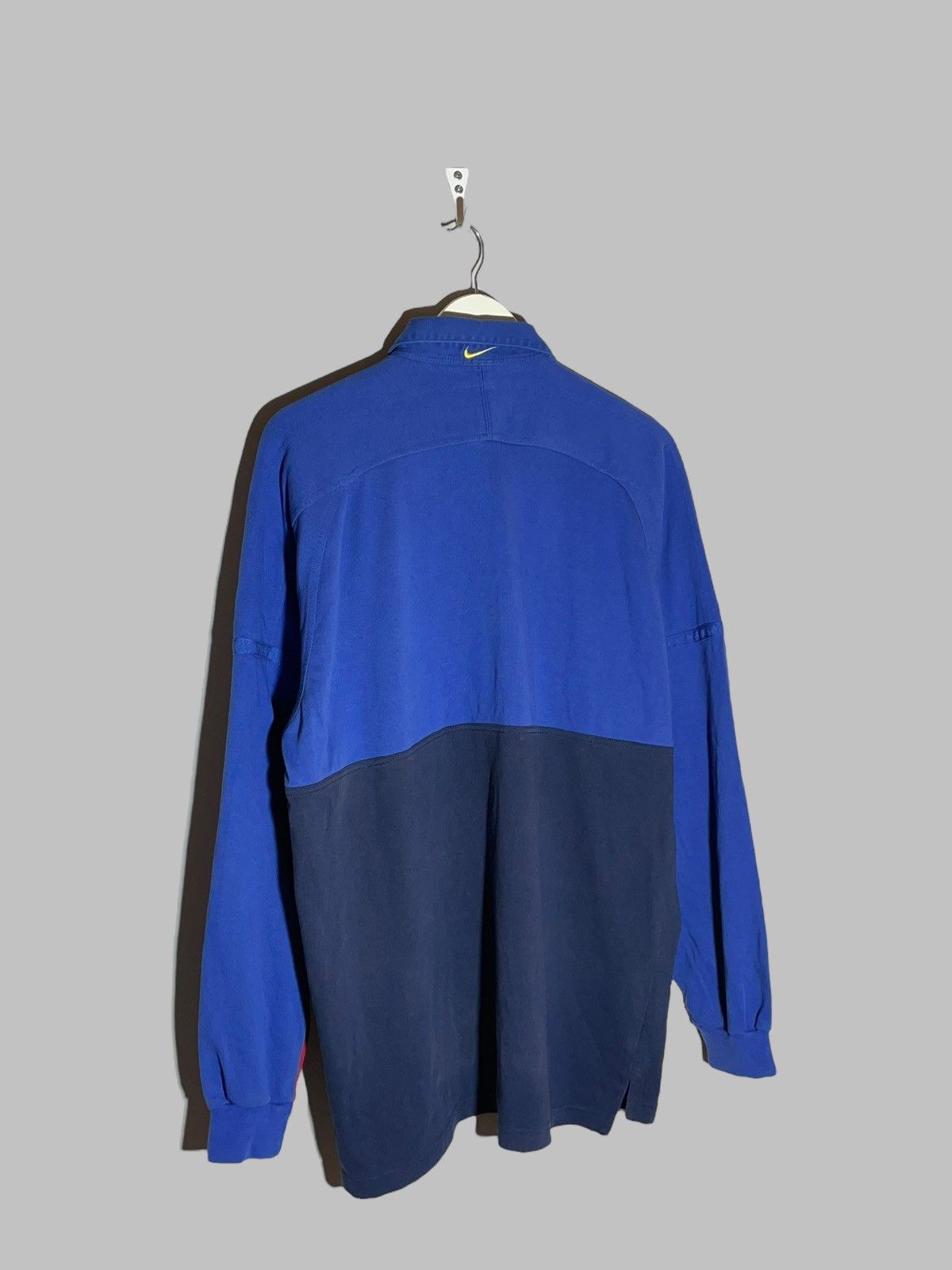 Nike × Vintage FC Barcelona Vintage Nike Swoosh 90’s Y2K Hype Long Sleeve Size US XL / EU 56 / 4 - 8 Thumbnail