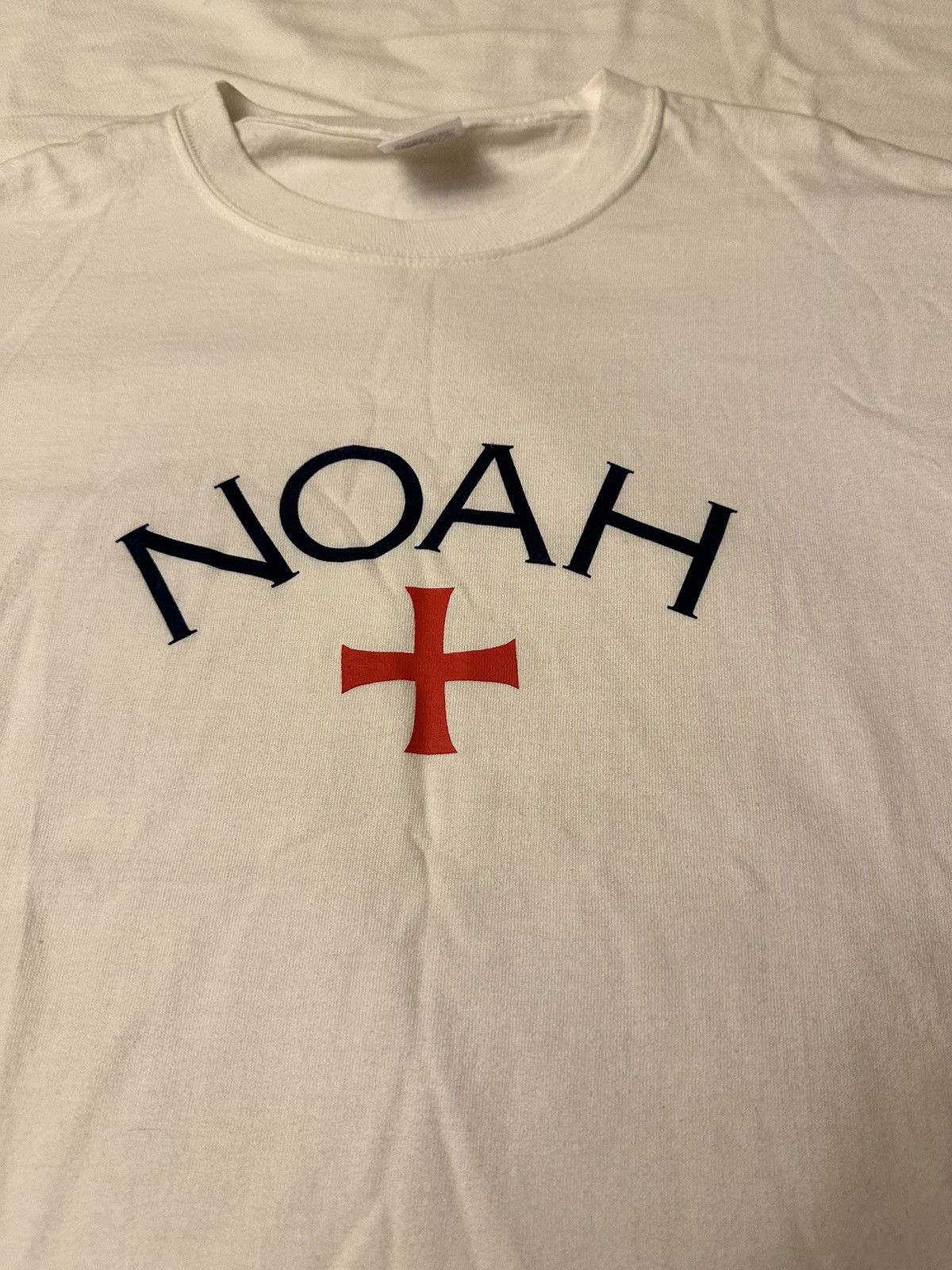 Noah NOAH MENS LOGO T-SHIRT WHITE SZ M Size US M / EU 48-50 / 2 - 6 Thumbnail