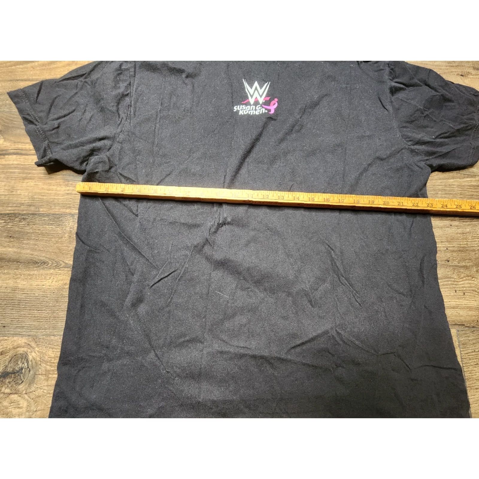 Vintage WWE Ultimate Warrior Unleash Your Warrior T Shirt XXL Black Wrestling Sports Graphic Print Breast Cancer Mens Size US XXL / EU 58 / 5 - 3 Thumbnail
