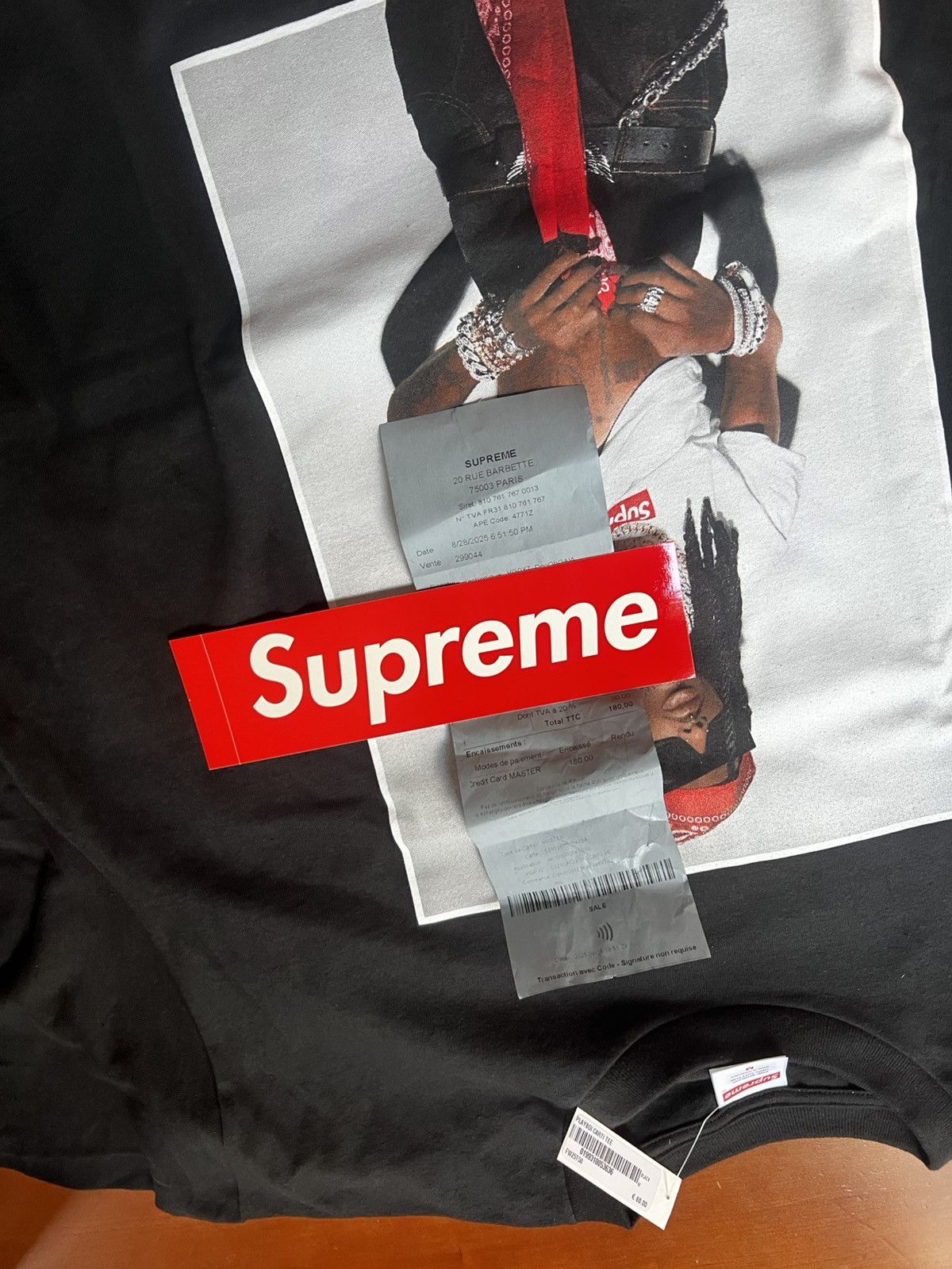 Supreme Supreme Playboi Carti black Size US M / EU 48-50 / 2 - 4 Thumbnail