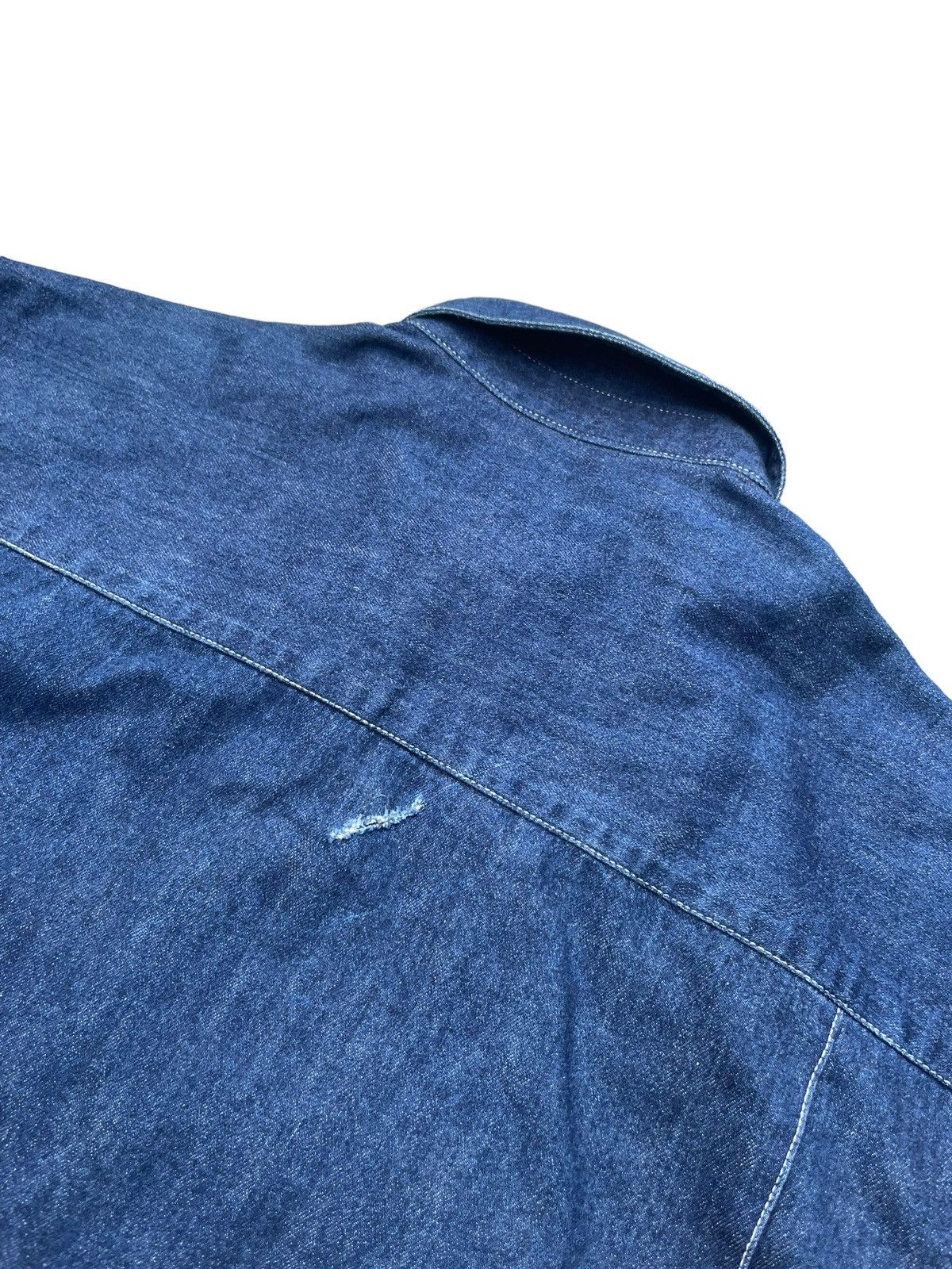 Japanese Brand × Vintage Vintage Flandre Denim Shirt Size US M / EU 48-50 / 2 - 7 Thumbnail